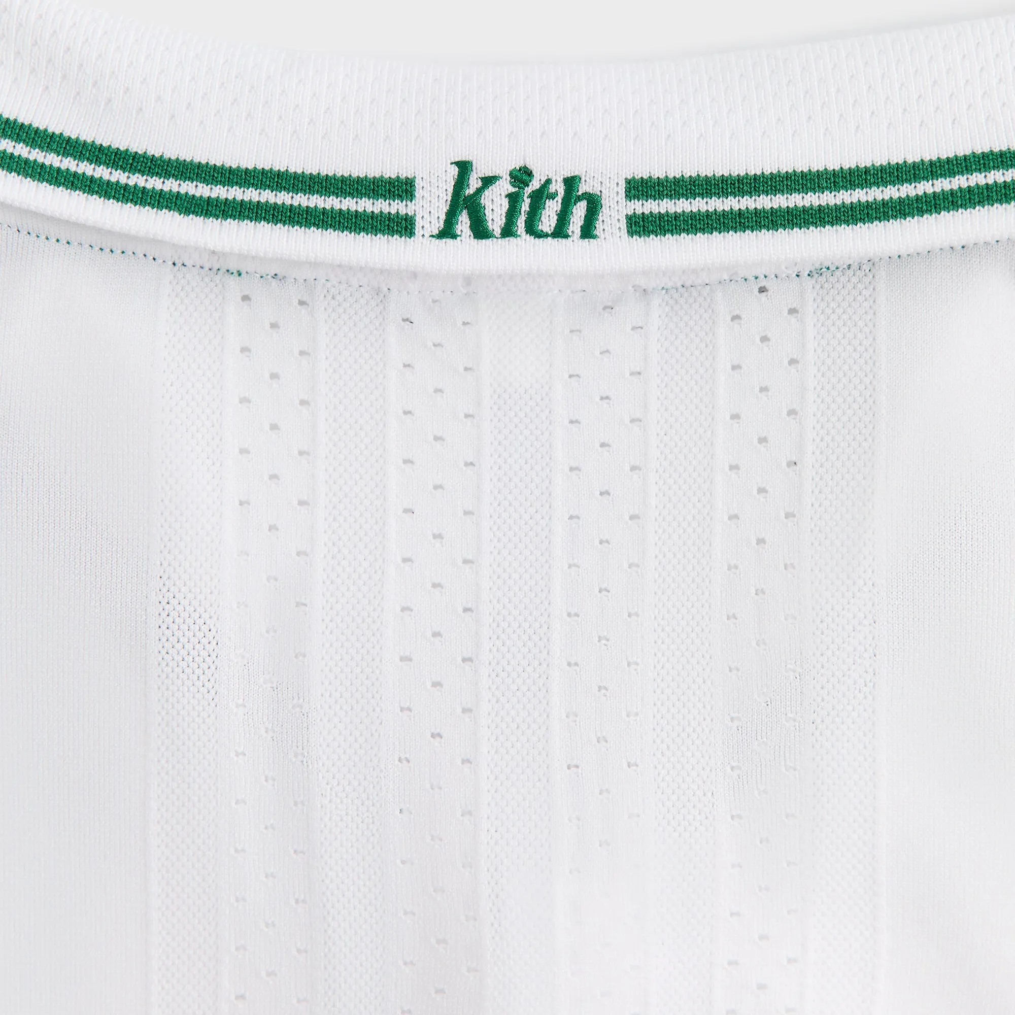 ShrinkageControl Process Unstructured Silhouette Kith for Wilson Renshaw Court Polo - White