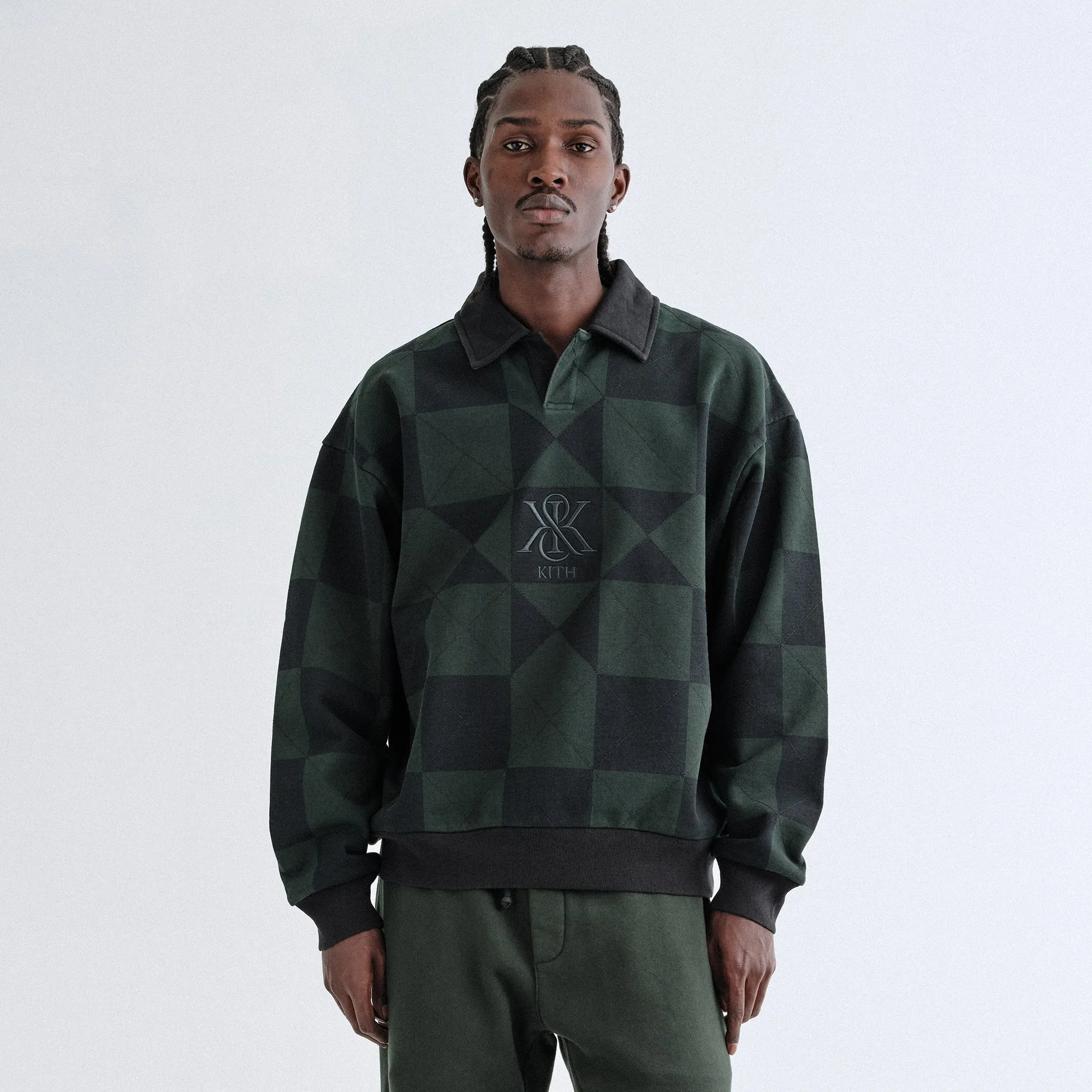 Kith Geo Quilted Nelson Rugby - Stadium Seamless Side Panels