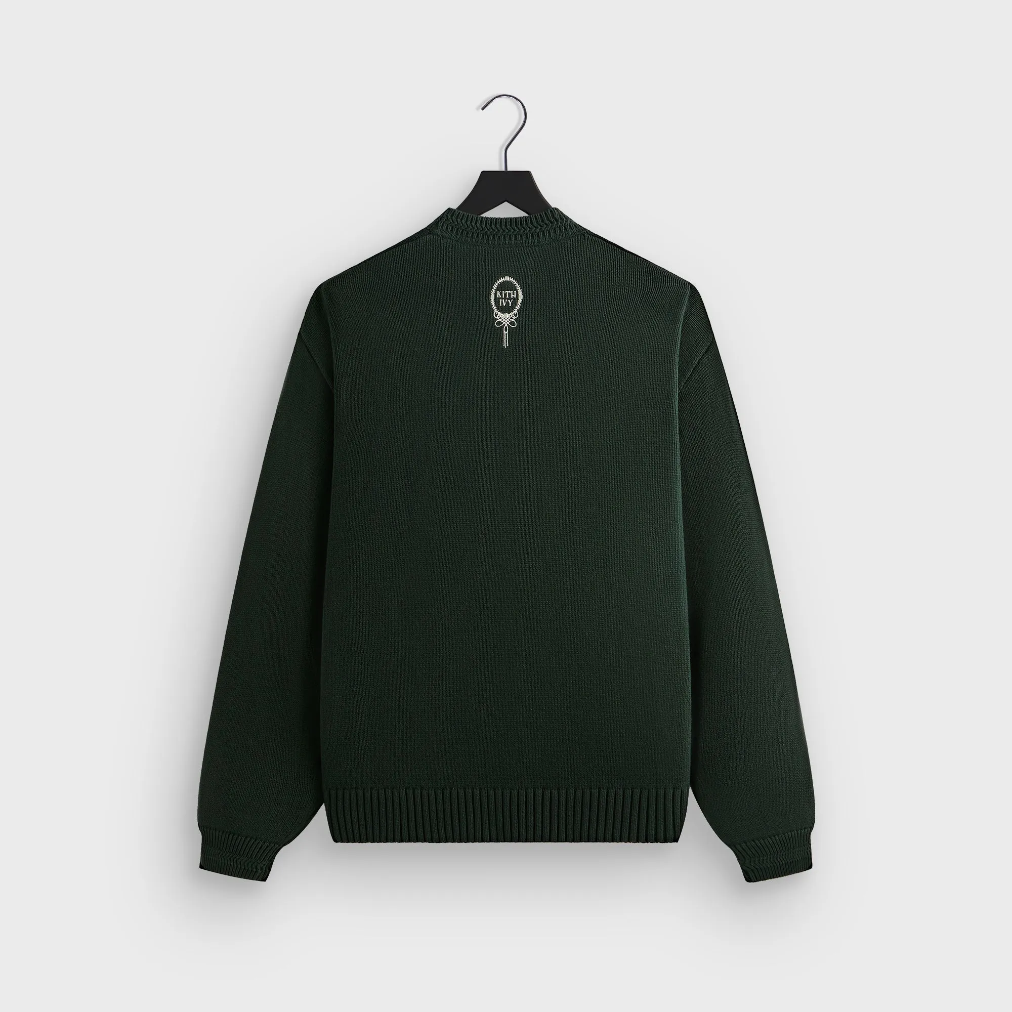 Quick Wear Kith Ivy Emblem Crewneck Sweater - Ivy Green