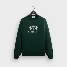 Kith Ivy Vintage Crewneck - Ivy Green Comfy Fit