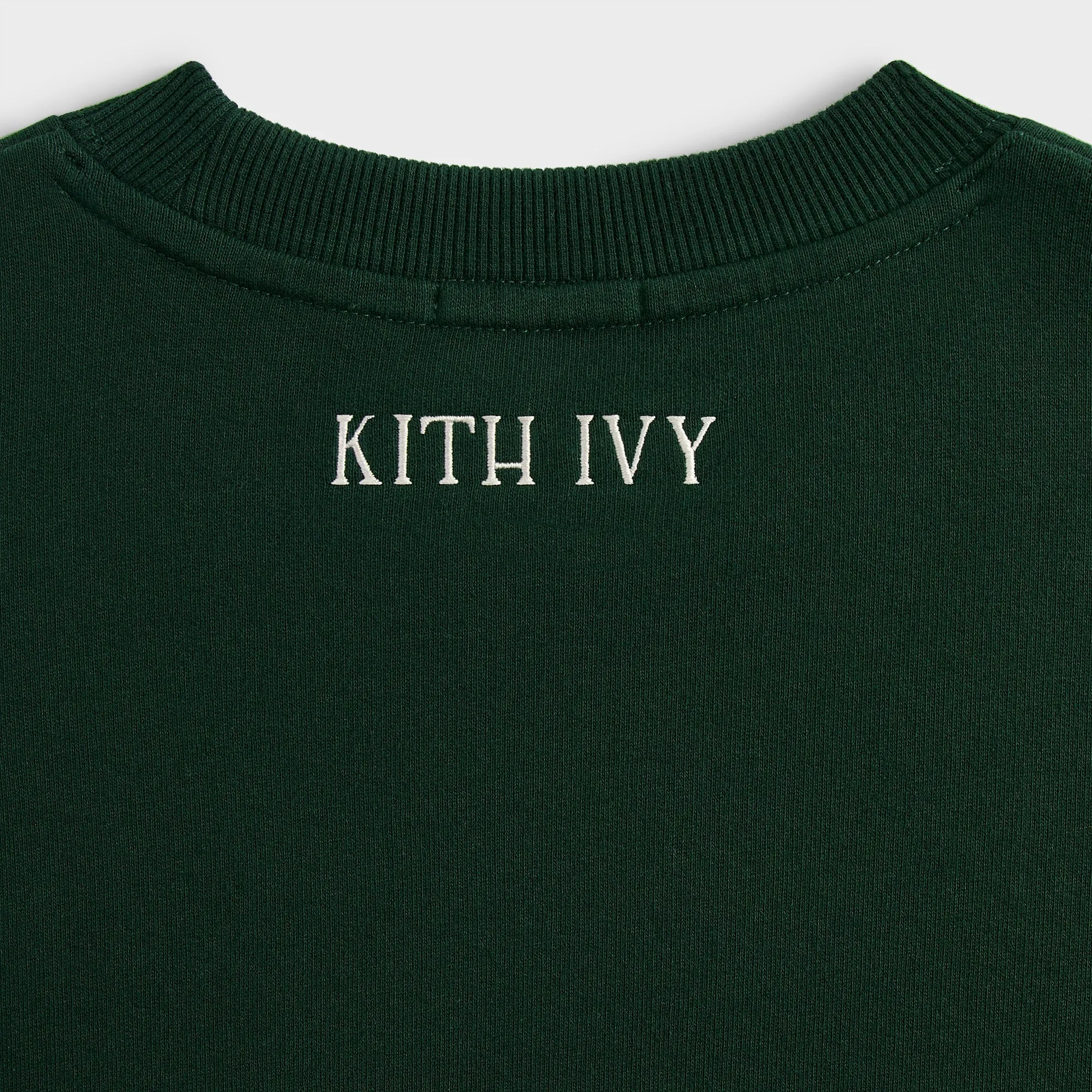 Kith Ivy Vintage Crewneck - Ivy Green Warm Knit Design Warm Knitwear