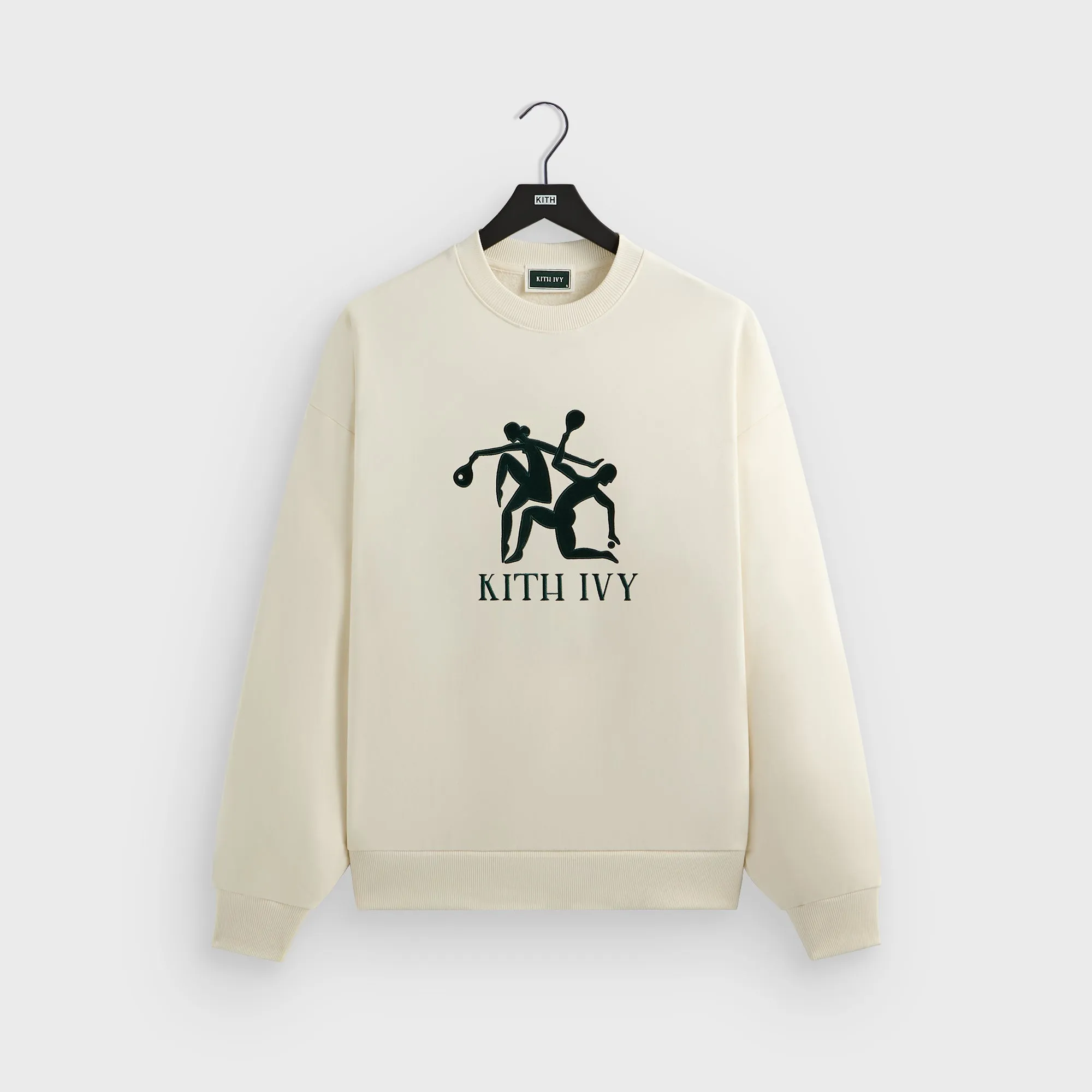 Kith Ivy Vintage Crewneck - Sandrift Adaptive Fit Silhouette All-Purpose Knit
