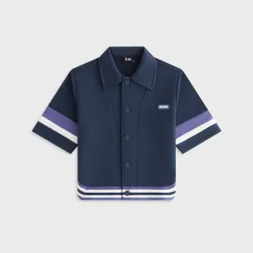 Everyday Outfit hypoallergenic material Kith Kids Blocked Woodpoint Shirt - Nocturnal
