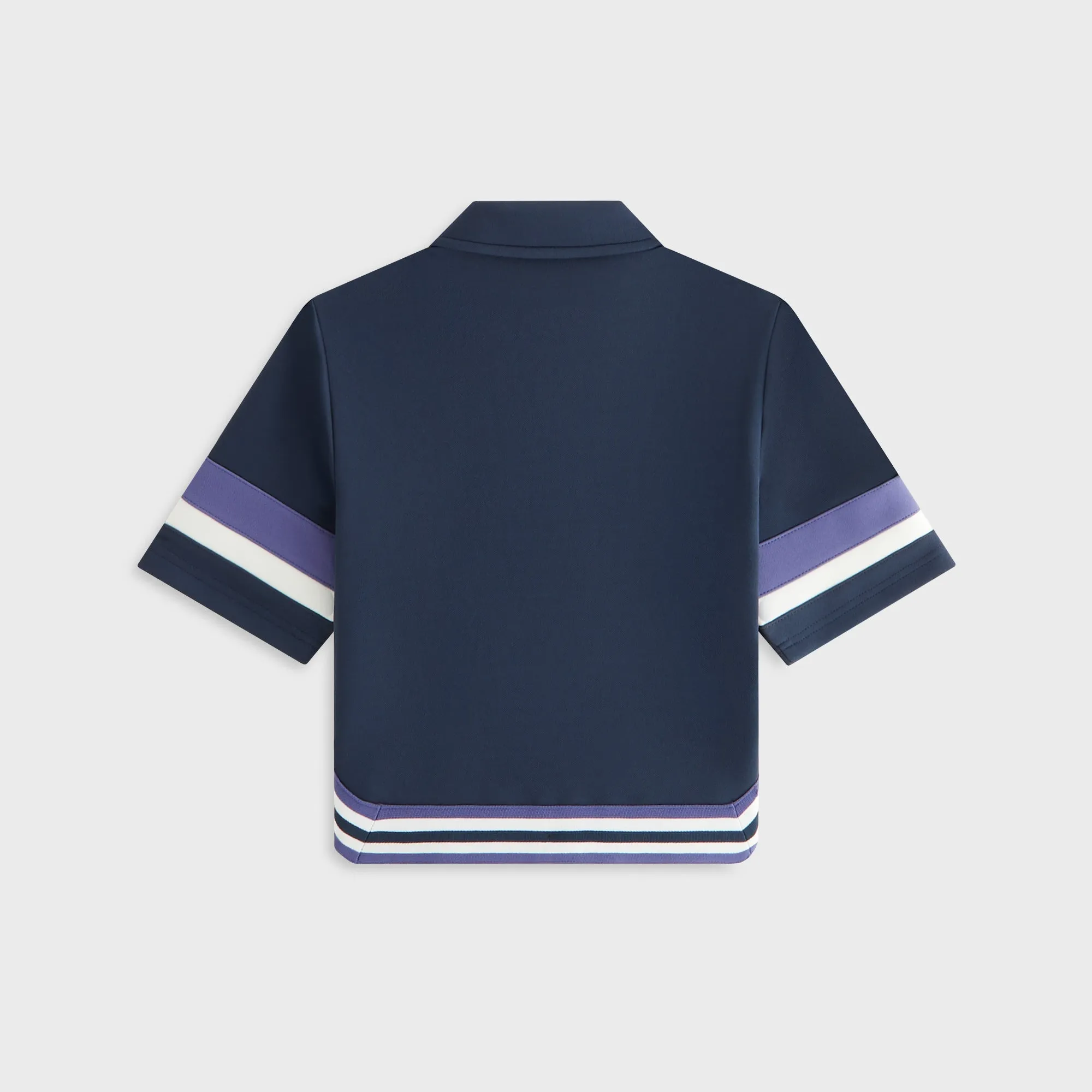 Patterned Design Kith Kids Blocked Woodpoint Shirt - Nocturnal