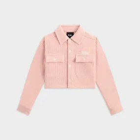 Kith Kids Cropped Apollo Shirt - Dusty Quartz Anti Static Treatment