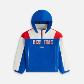 Kith Kids for the New York Rangers Quarter Zip Anorak - Cyclone Travel Wear color fast