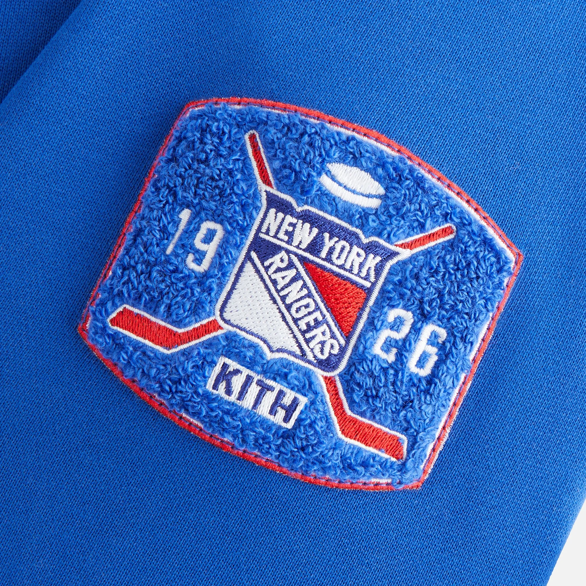 product office appropriateness UV Protection Kith Kids for the New York Rangers Skewed Nelson Crewneck - Cyclone