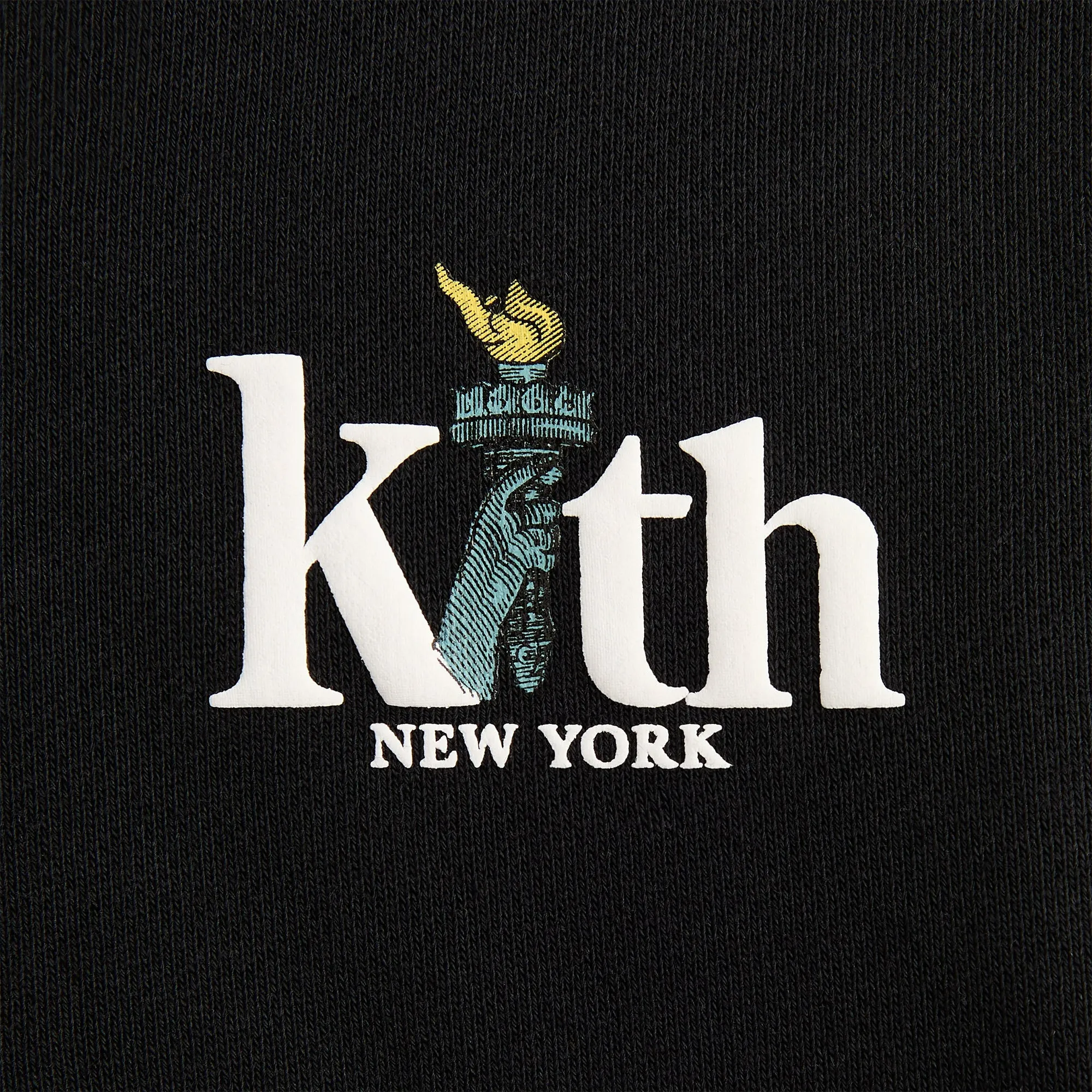 Kith Kids Full Zip Hoodie - Black Fitted Cut product geometric precision