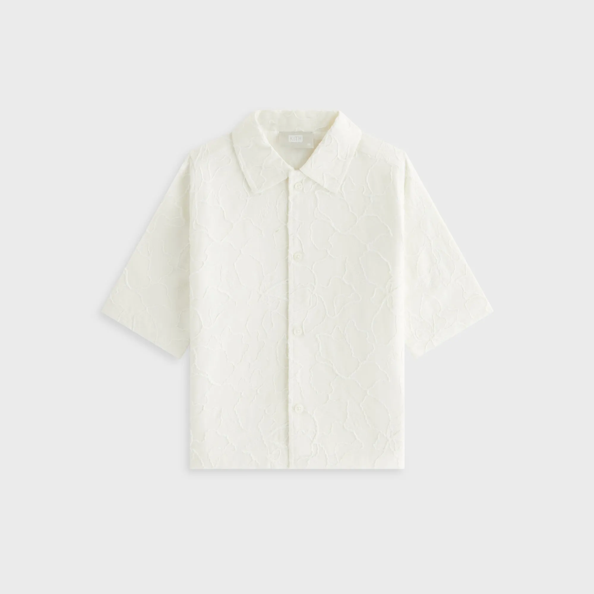 Casual Elegance Kith Kids Iris Bennet Camp Shirt - Sandrift