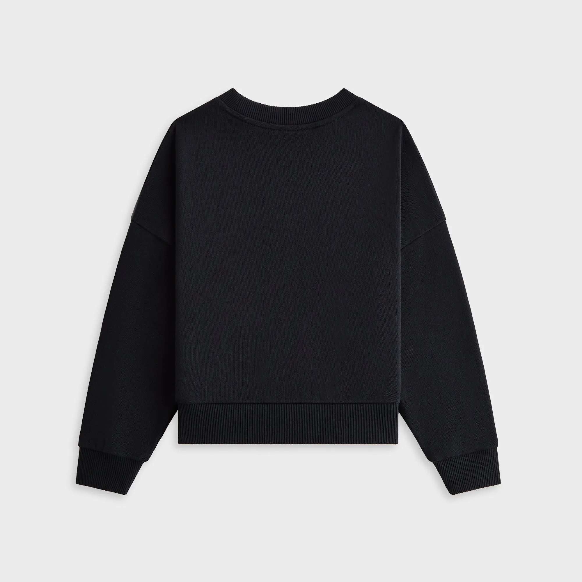 Kith Kids Long Sleeve Nelson Crewneck - Black appropriate for sports product hook practicality