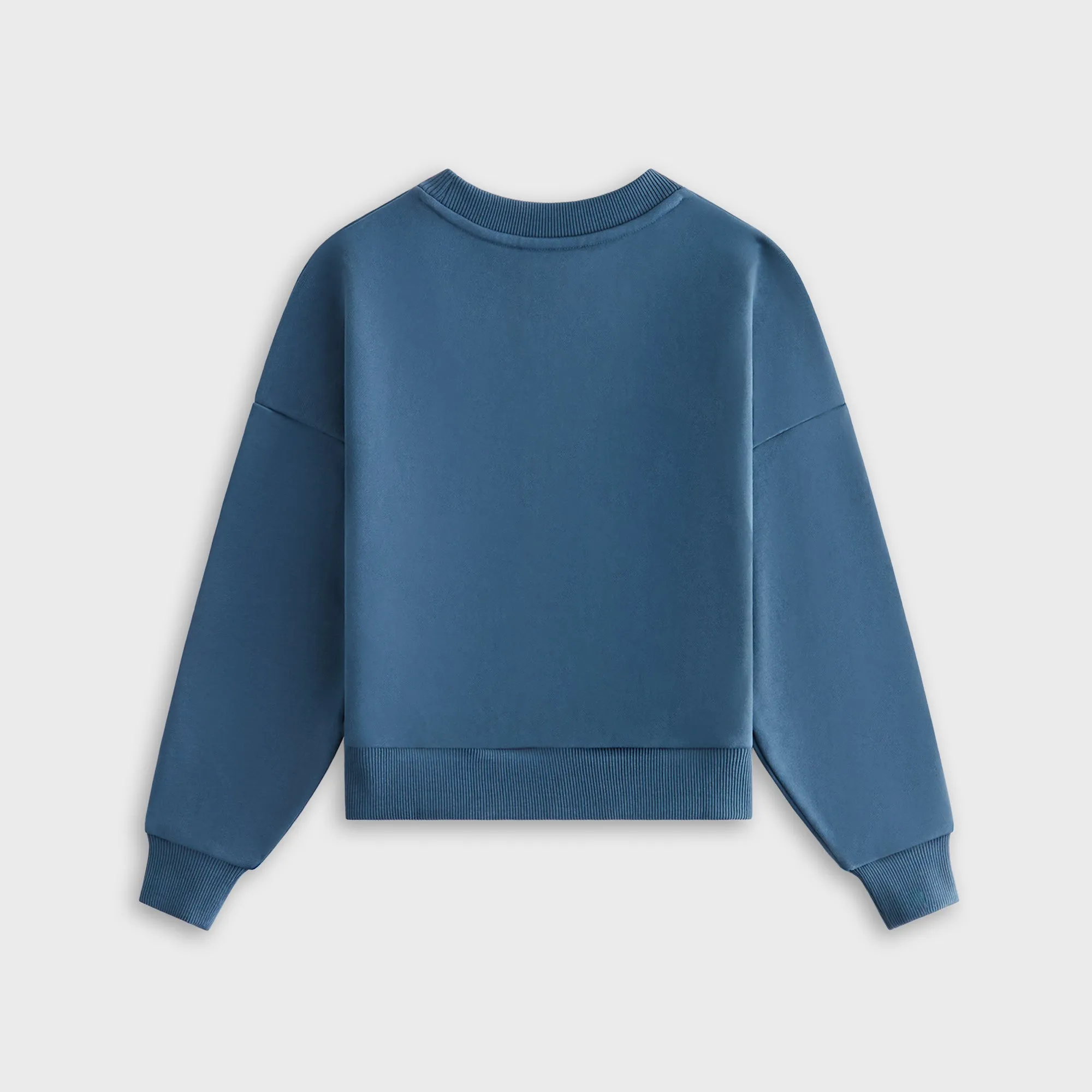 anti shrinking product weekend wear comfort Kith Kids Nelson Crewneck - Anchor