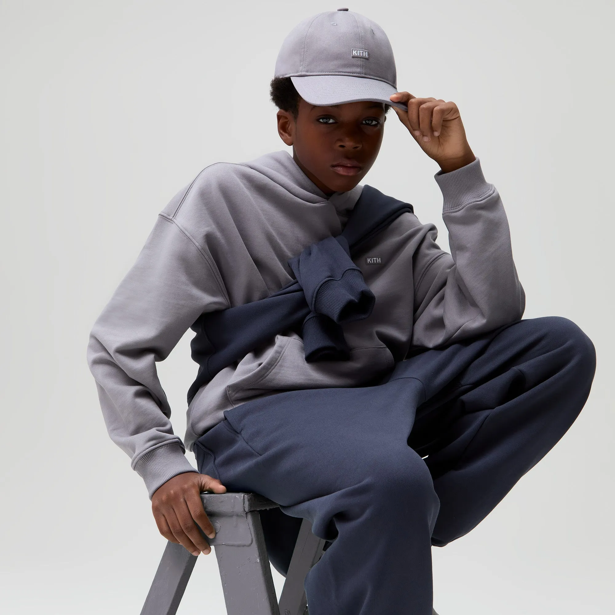 Cool in summer Kith Kids Nelson Hoodie - Argon