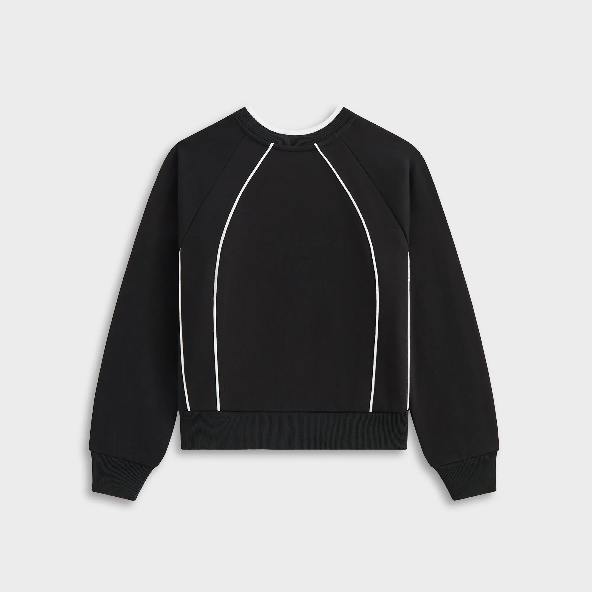 Kith Kids Novelty Raglan Nelson Sweatshirt - Black Logo Design