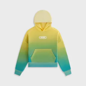 side pocket Kith Kids Ombre Nelson Pullover Hoodie - Parrot