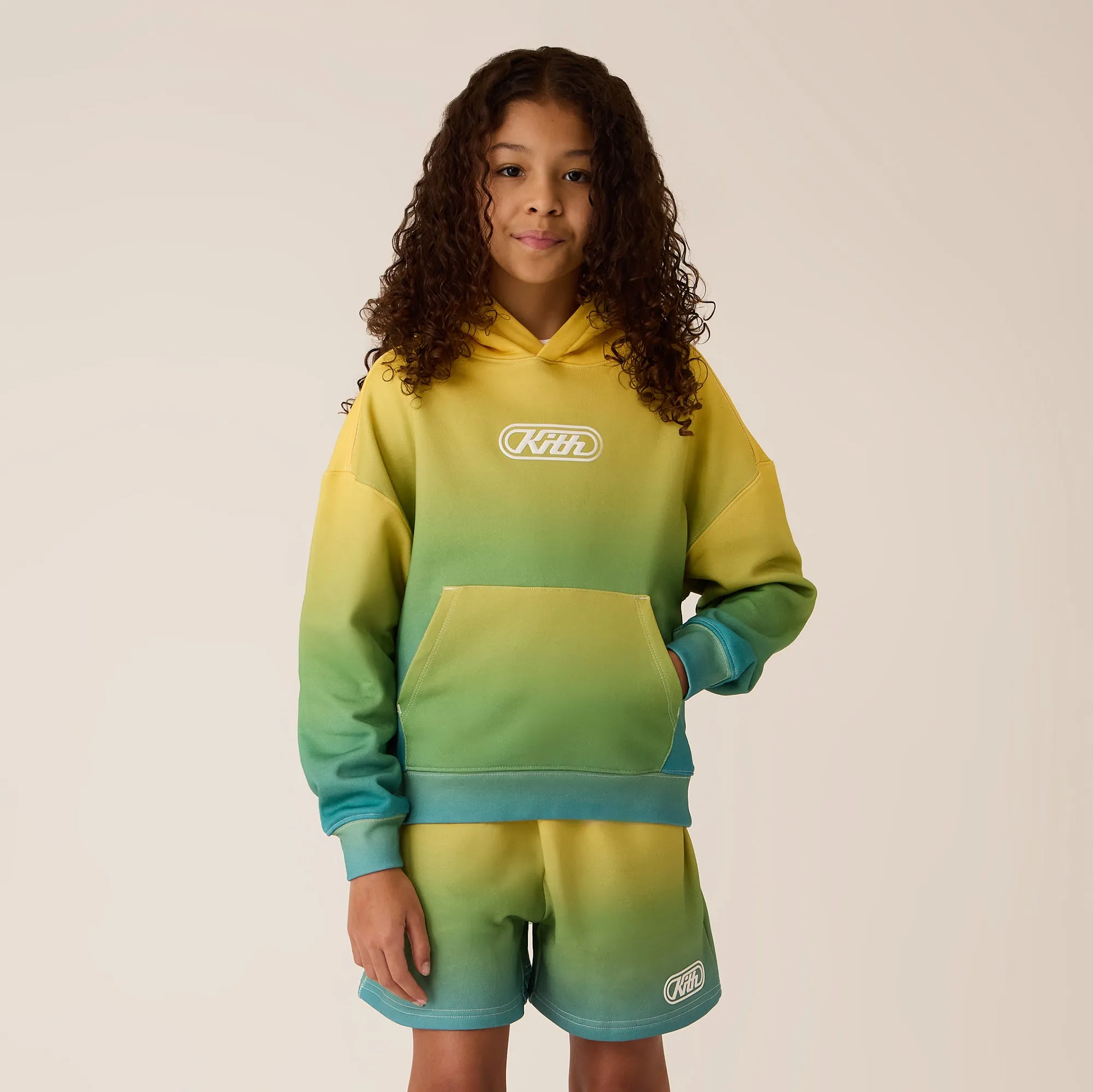 Kith Kids Ombre Nelson Pullover Hoodie - Parrot anniversary wear product customization