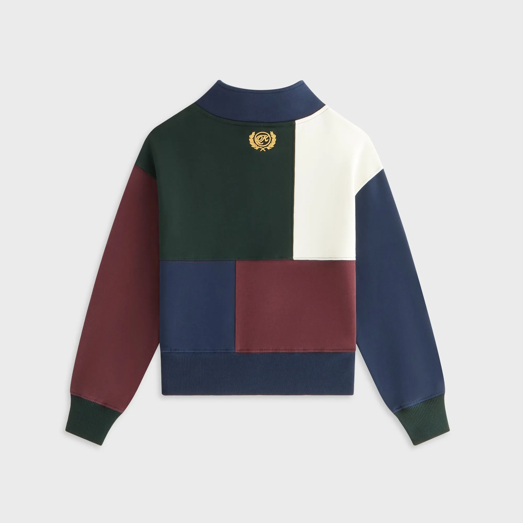 Pastel Colors product personalized touch Kith Kids Patchwork Hunter Quarter Zip - Stadium
