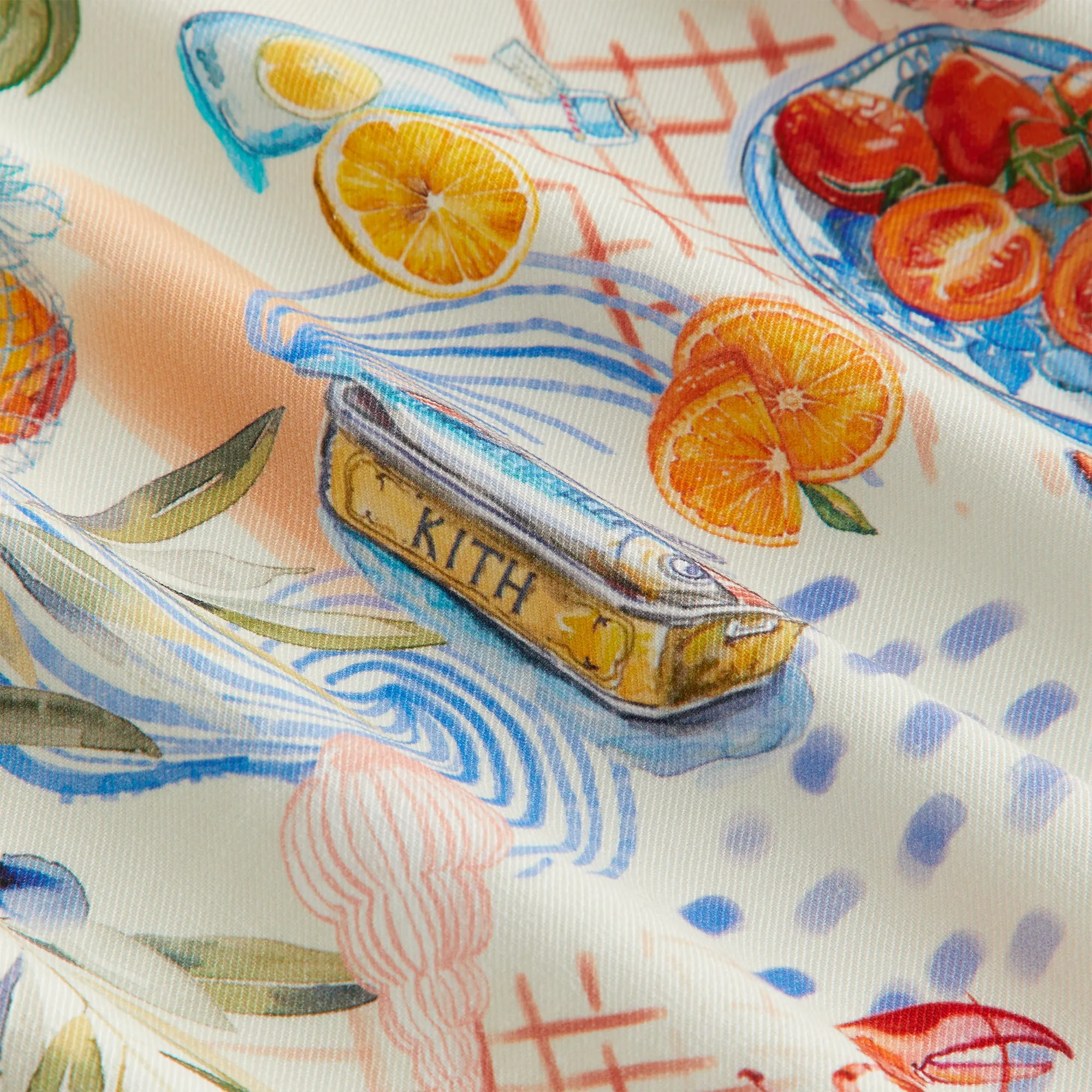 Kith Kids Summer Picnic Thompson Camp Shirt - Sandrift Traveler??s Choice