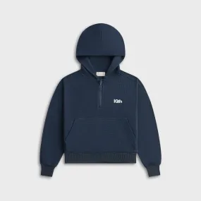 Kith Kids Waffle Nelson Quarter Zip Hoodie - Nocturnal birthday wear