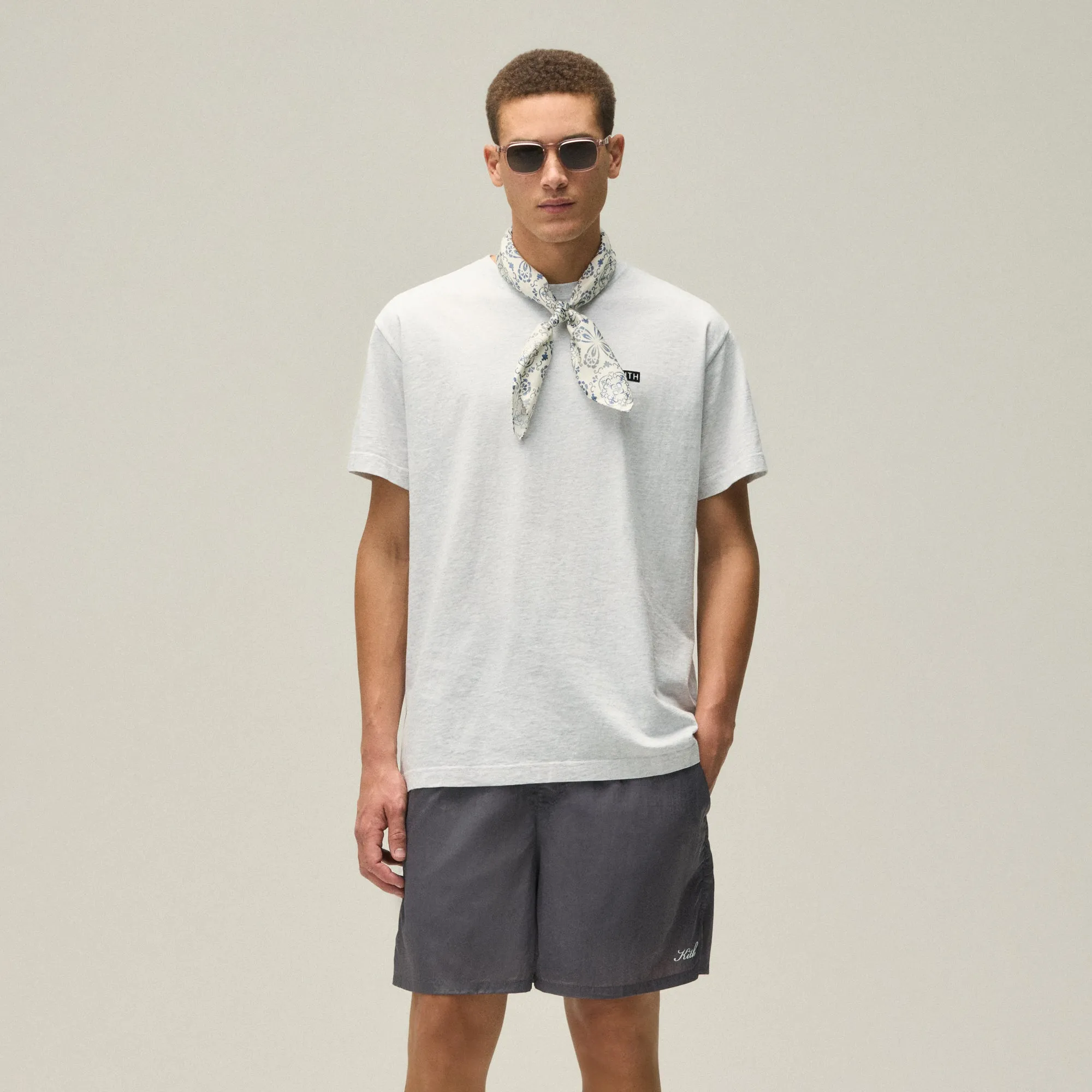 Odor Resistant Treatment Timeless Layering Kith LAX Tee - Light Heather Grey