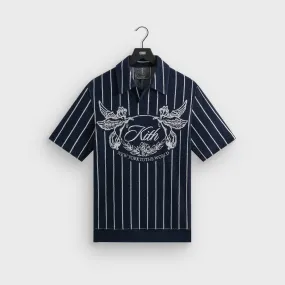 Kith Leo Terry Polo - Nocturnal Collared Shirt PreShrunk Cotton Blend
