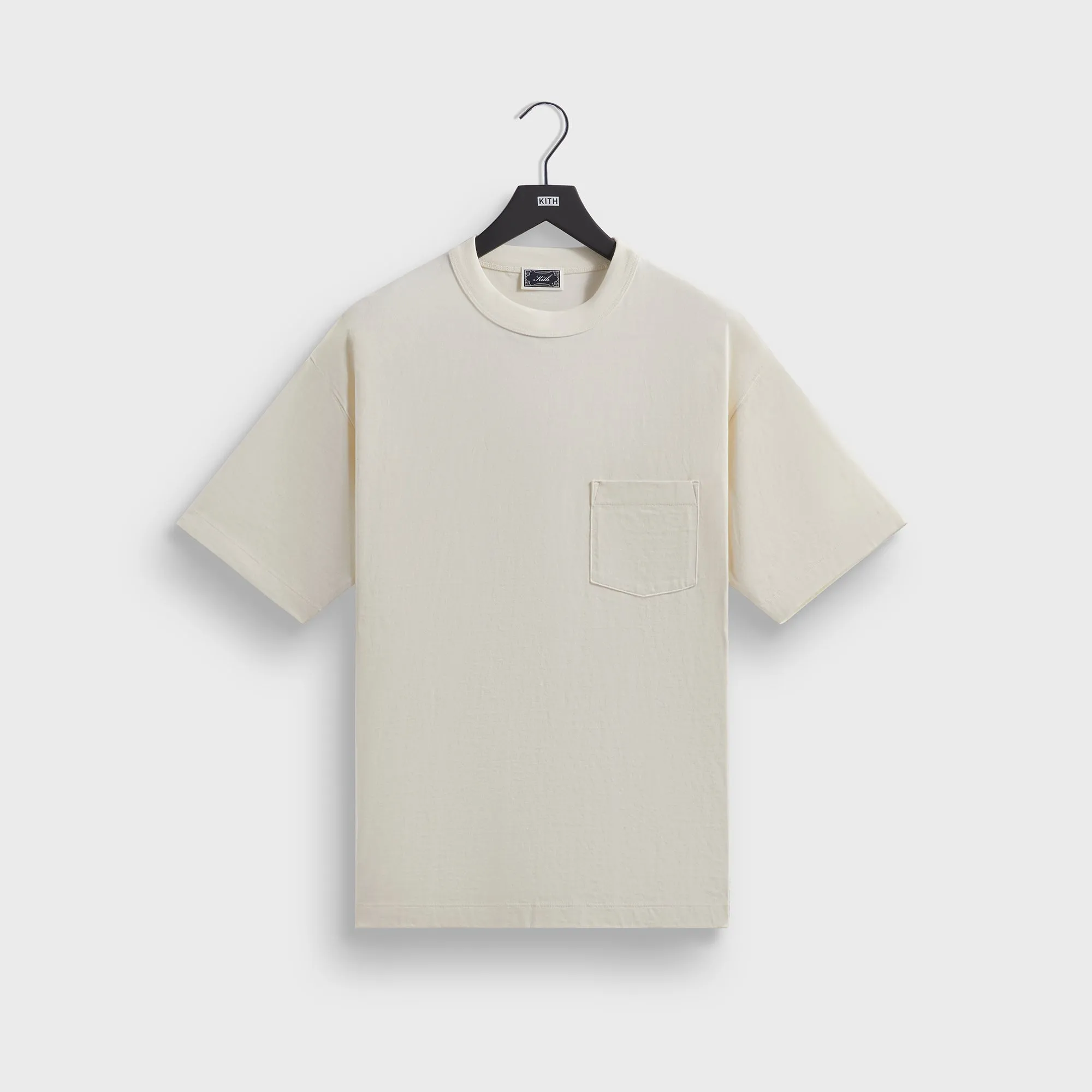 Polka Dot Pattern Kith Leonard Pocket Tee - Sandrift