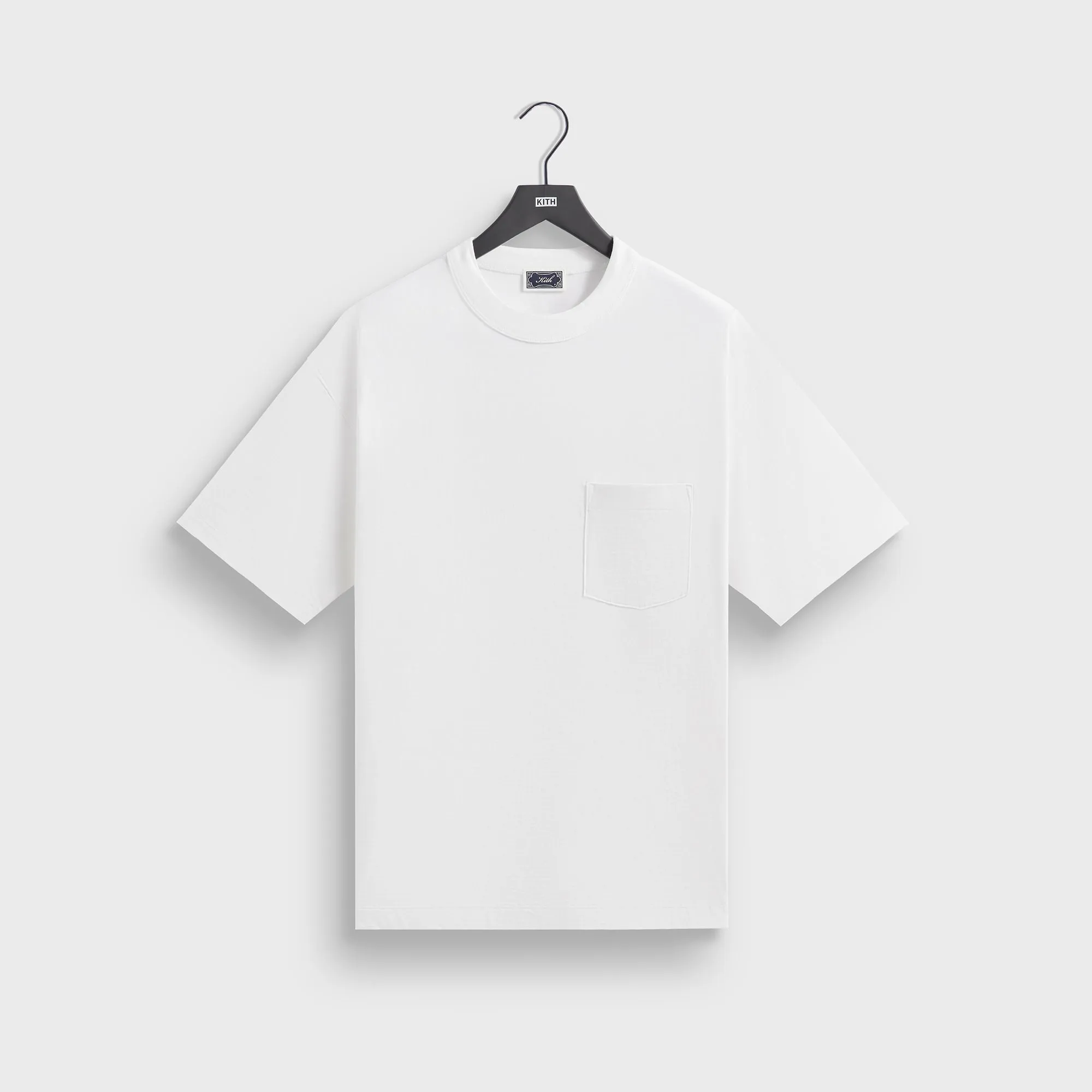 Kith Leonard Pocket Tee - White Anti Static Finish