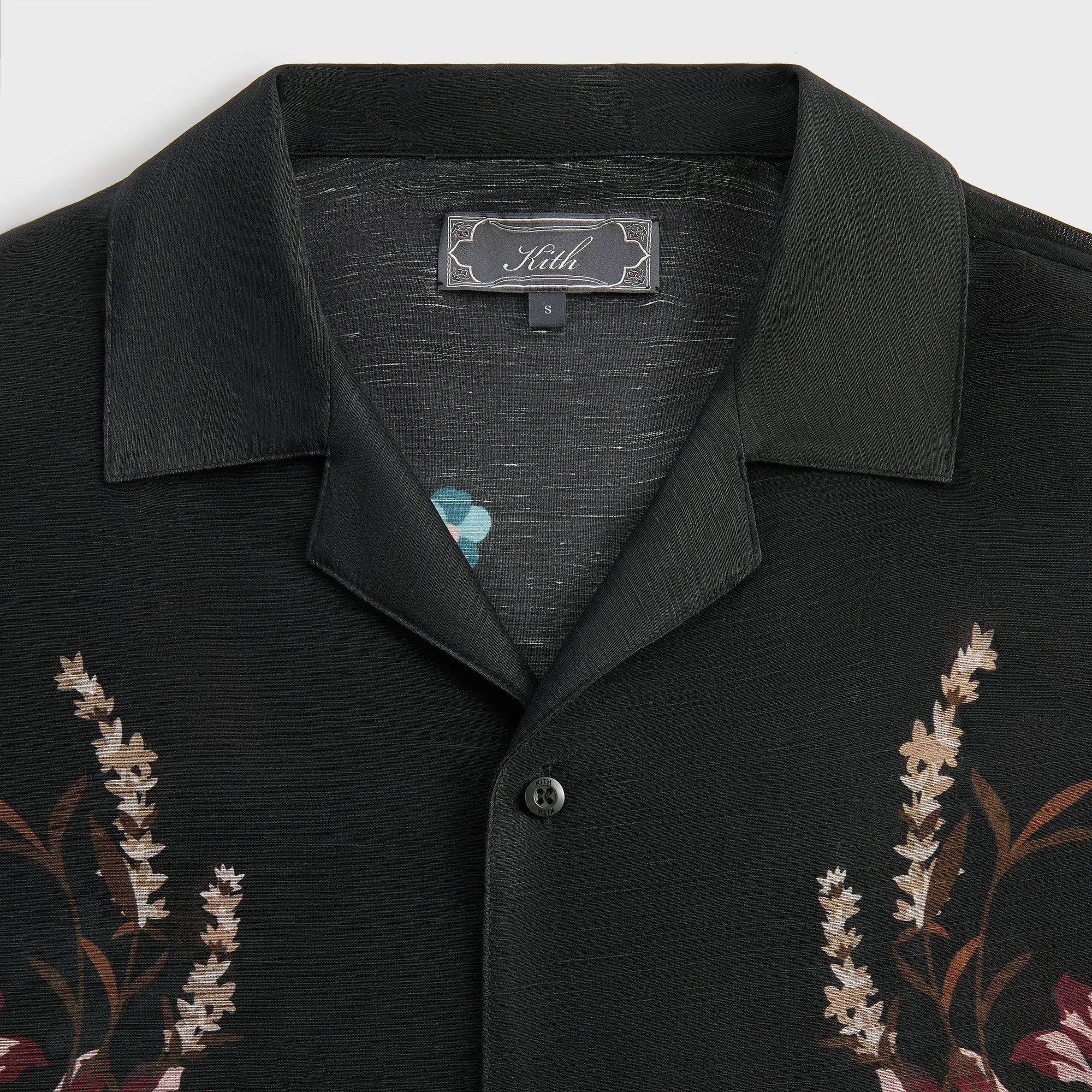 Kith Linen Thompson Camp Collar Shirt - Black Trendsetting Design