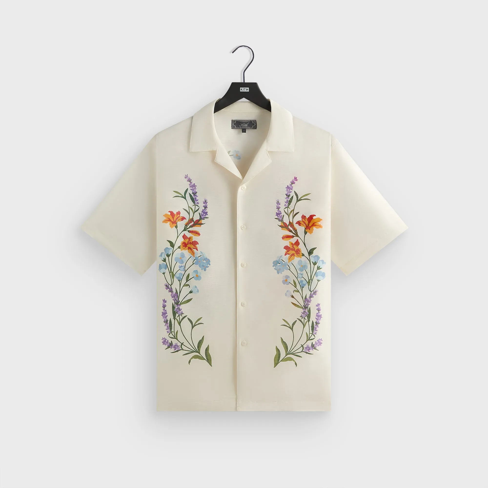 Streamlined Design Must-Have Item Kith Linen Thompson Camp Collar Shirt - Sandrift