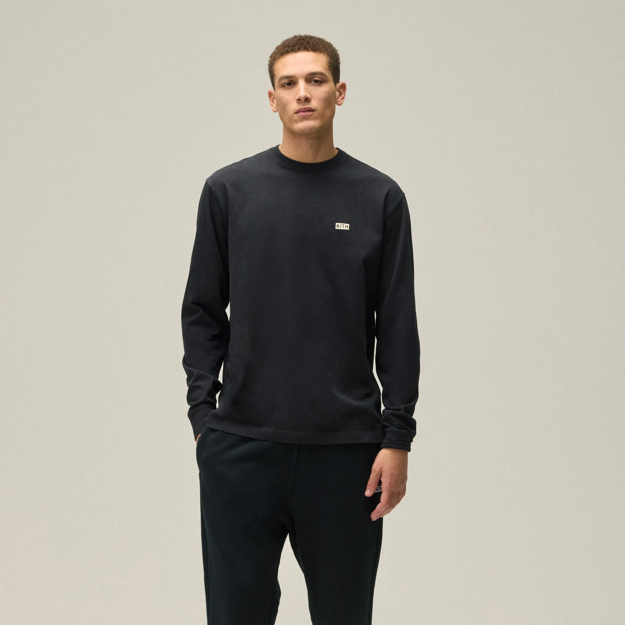 Kith Long Sleeve LAX Tee - Black Fashion Ready
