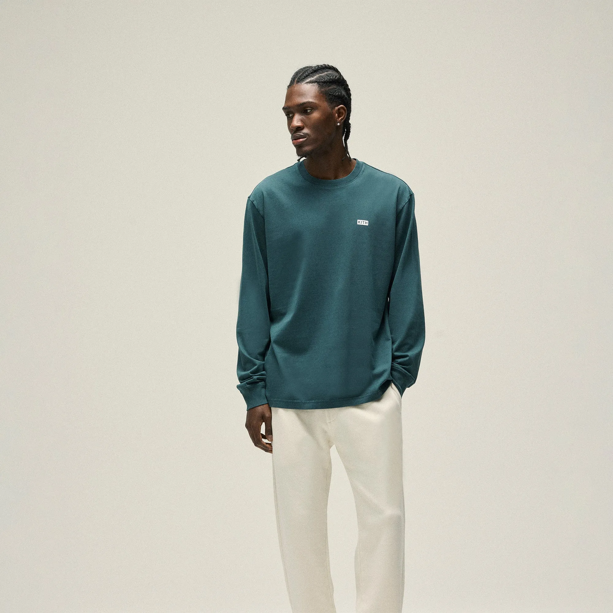 Wrinkle Resistant Sporty Chic Kith Long Sleeve LAX Tee - Serpentine