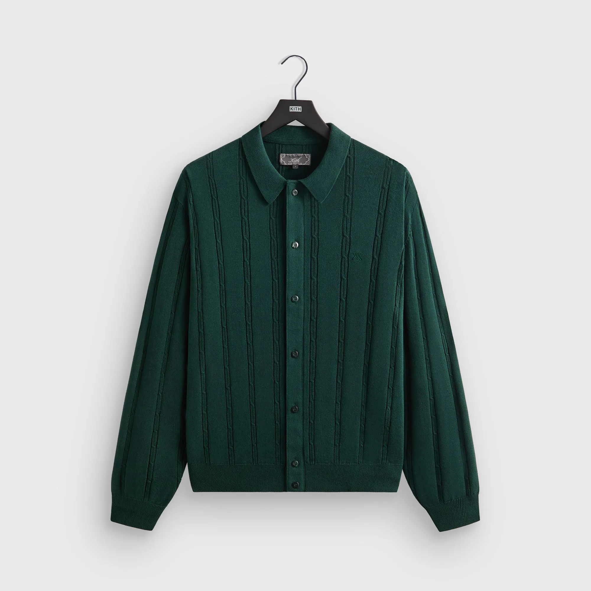 Relaxed Vibe Kith Long Sleeve Tilden Button Up - Stadium