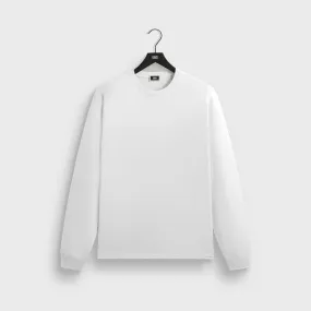 Functional Side Gussets Kith Long Sleeve Vintage Tee - White