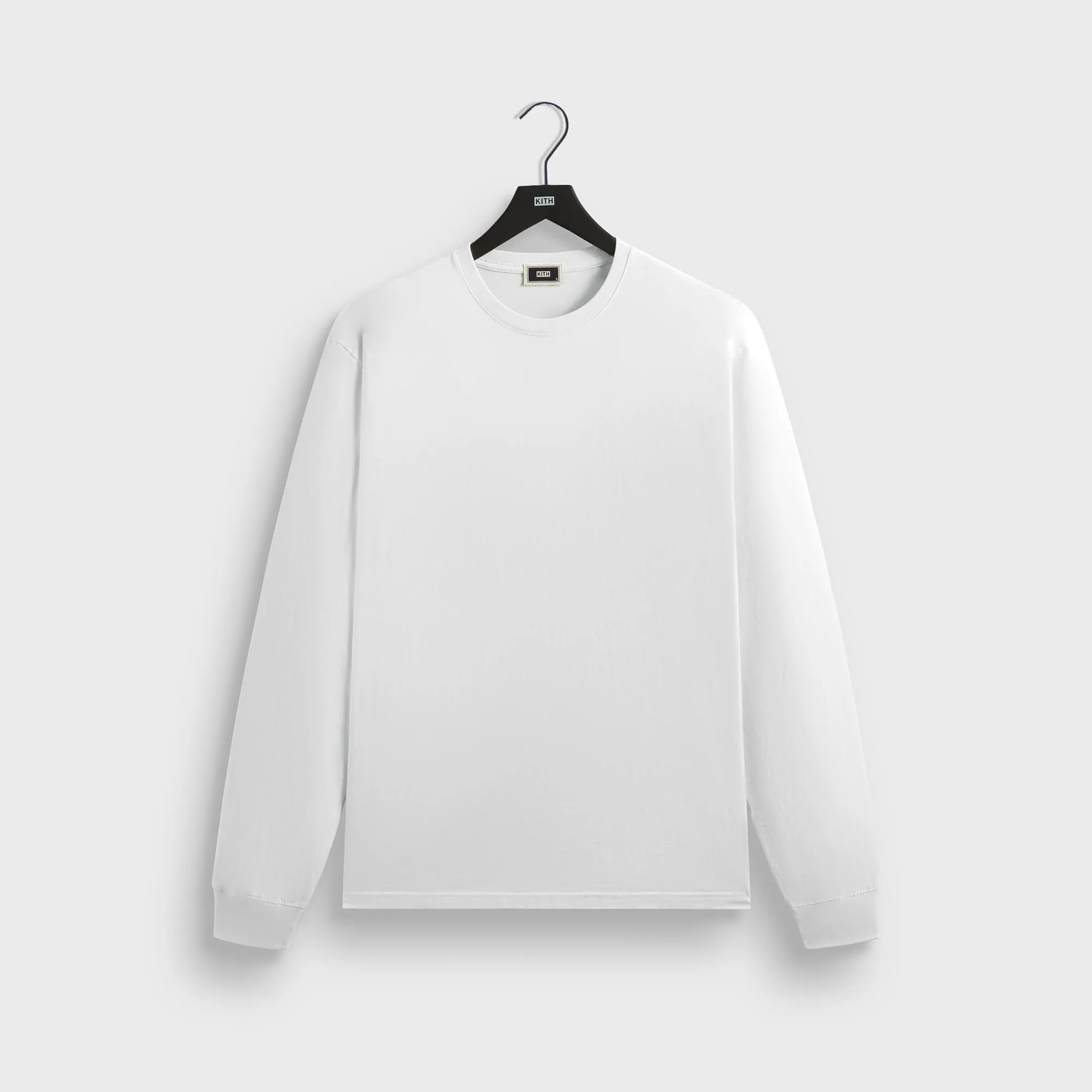 Functional Side Gussets Kith Long Sleeve Vintage Tee - White