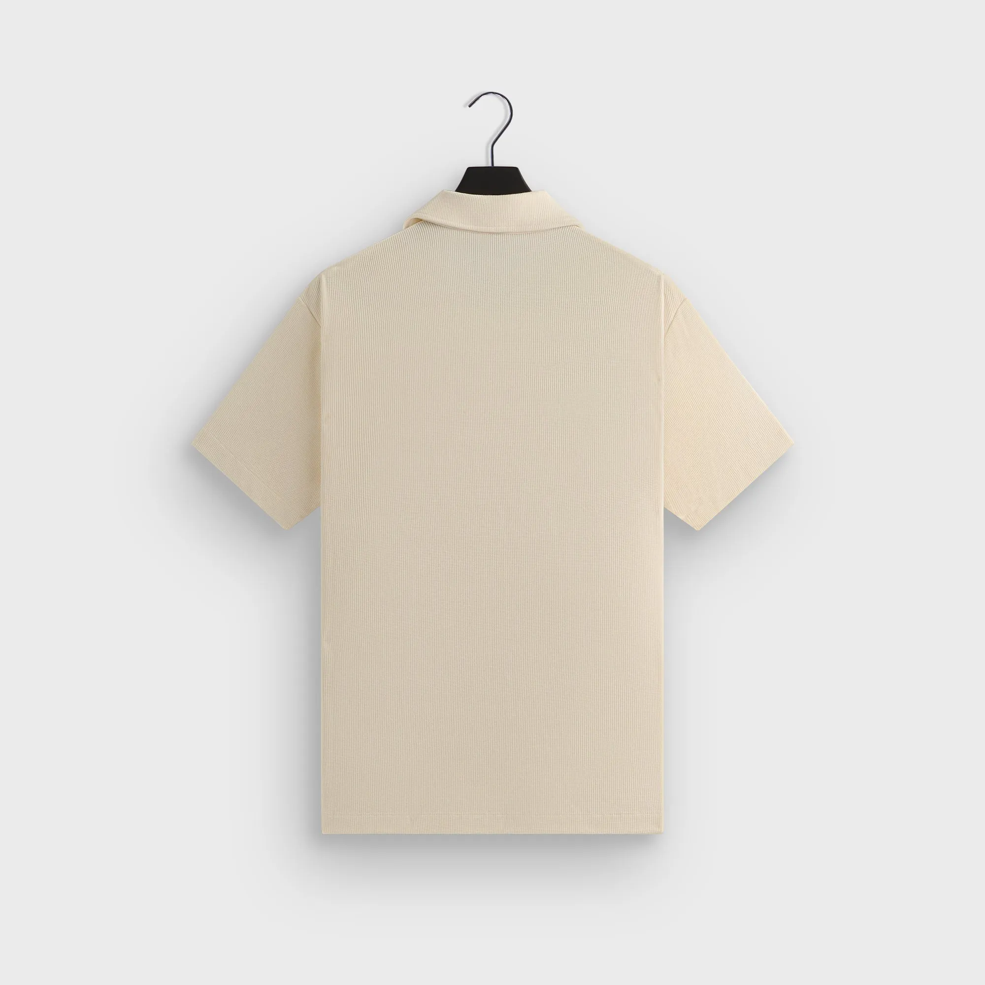 AntiFade Technology Kith Micro Waffle Drew Polo - Sandrift
