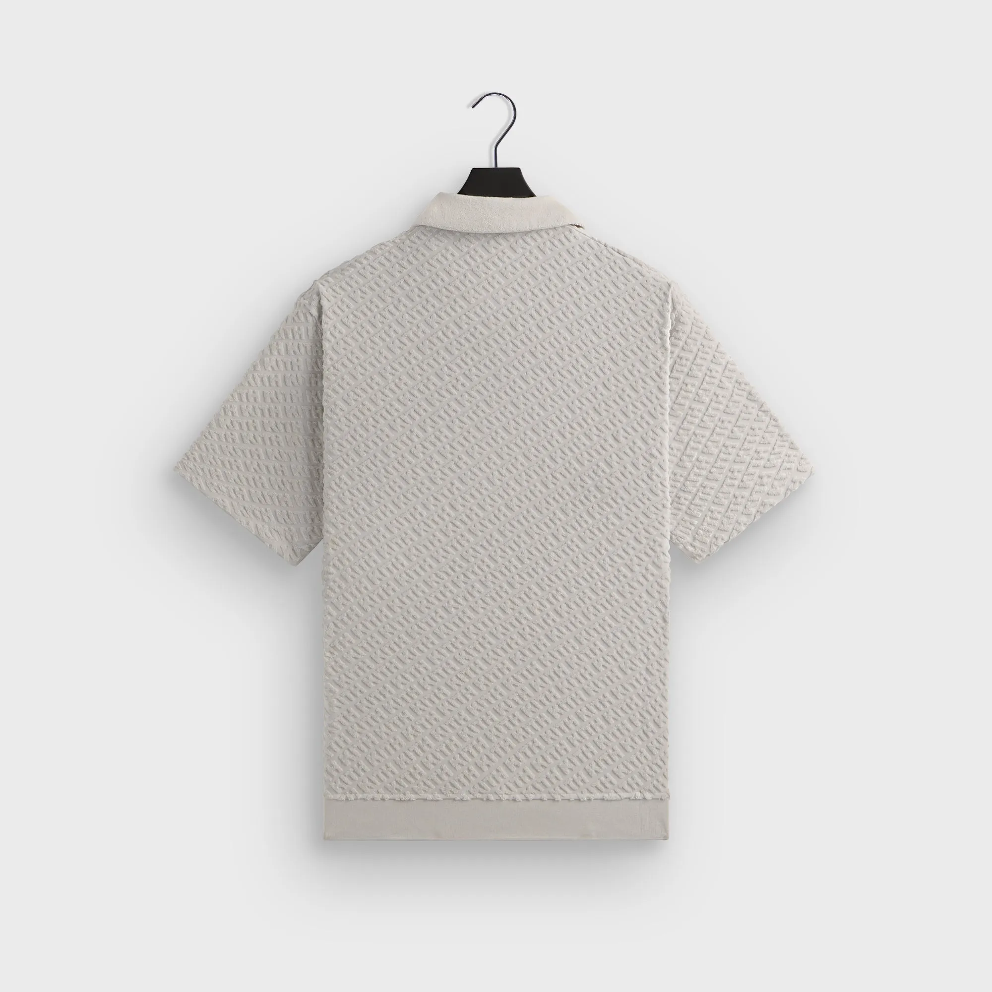 Kith Monogram Terry Leo Polo - Concrete Logo Detail Urban Chic