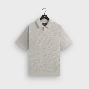 Kith Monogram Terry Leo Polo - Concrete Premium Cotton Gym To Office