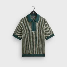Kith Nash Knit Polo - Sandrift Subtle ToneOnTone Stitching Smart Layering