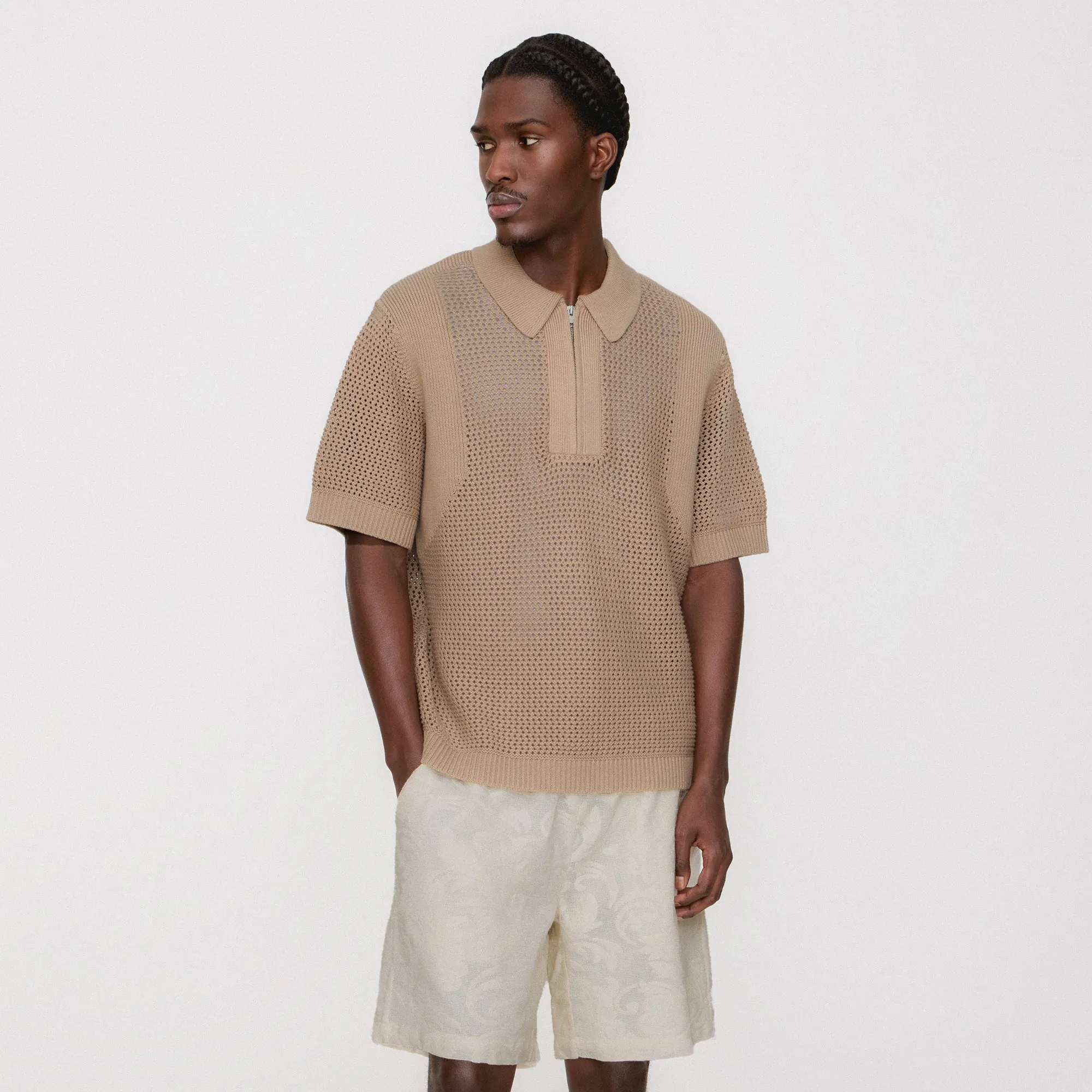Kith Nash Knit Polo - Selection Double Layer Shoulder