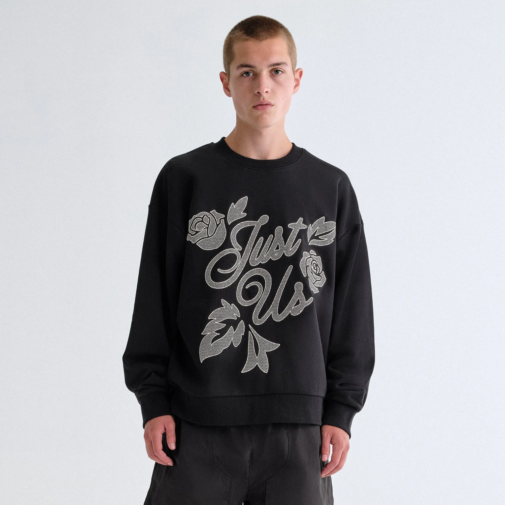 Kith Nelson Just Us Crewneck Sweatshirt - Black Seasonal Fashion
