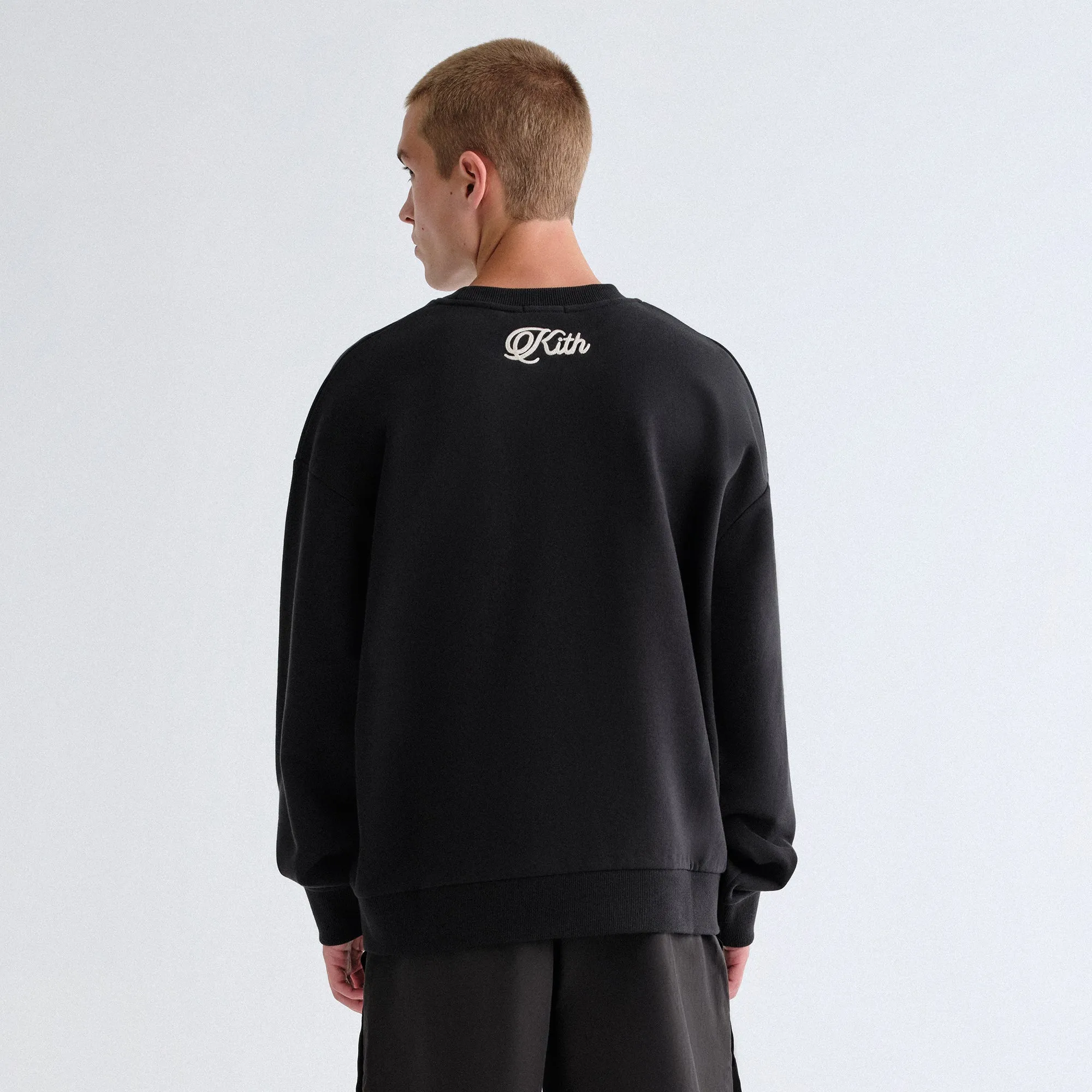 Kith Nelson Just Us Crewneck Sweatshirt - Black Layering Knit