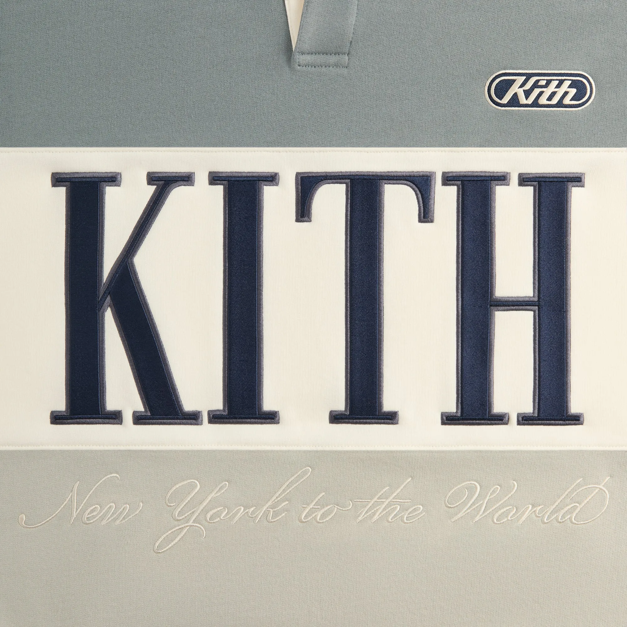 Business Lunch High-Quality Stitching Kith Nelson Panelled Rugby - Infinite