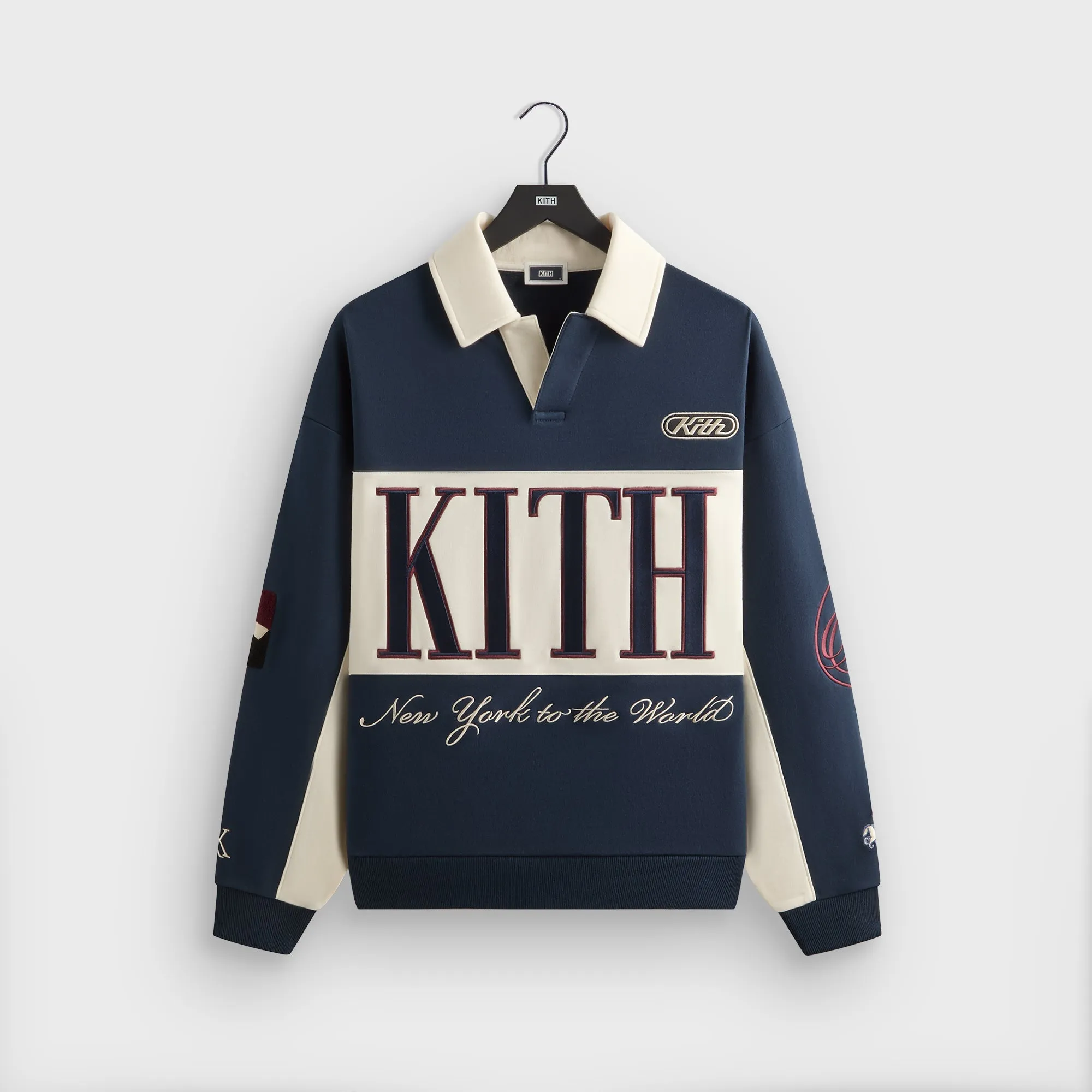 Kith Nelson Panelled Rugby - Nocturnal Trendy Casual Layering Piece