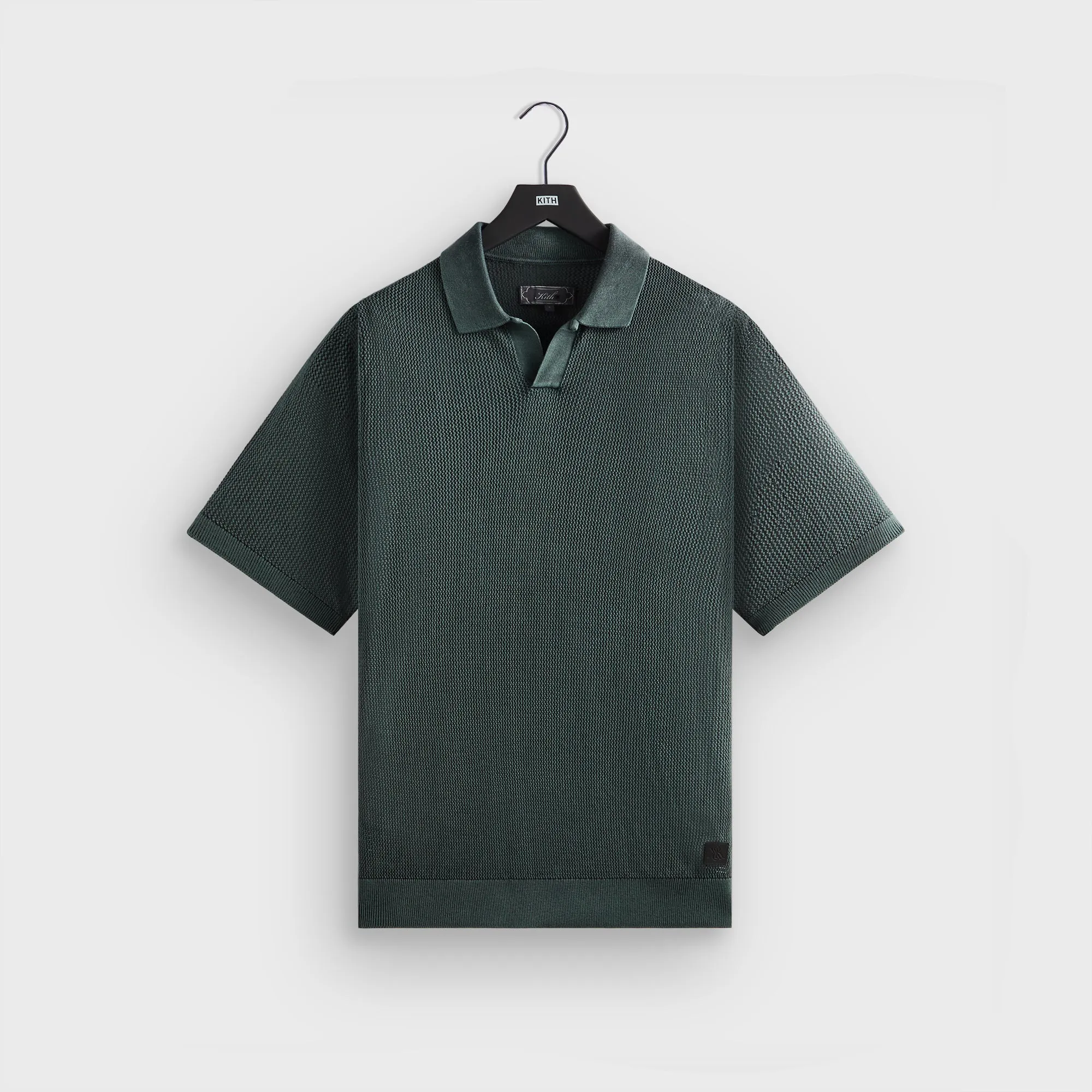 Durable Cotton Kith Open Knit Drew Polo - Machine