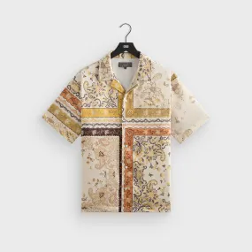 Kith Panelled Bandana Thompson Camp Collar Shirt - Sandrift Moisture wicking Everyday Outfit