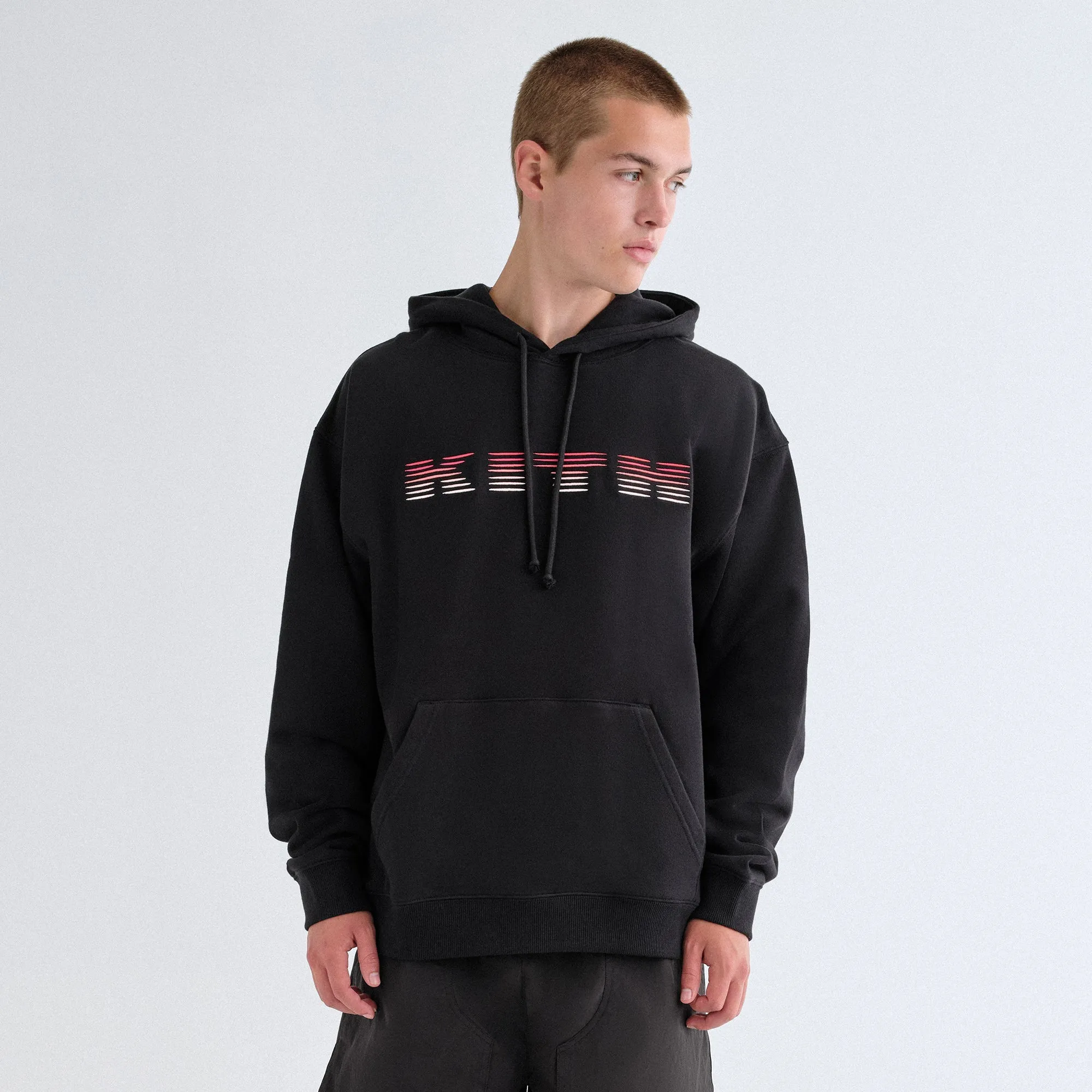 Minimalist Outfit Kith Parallel Lines Williams III Hoodie - Black