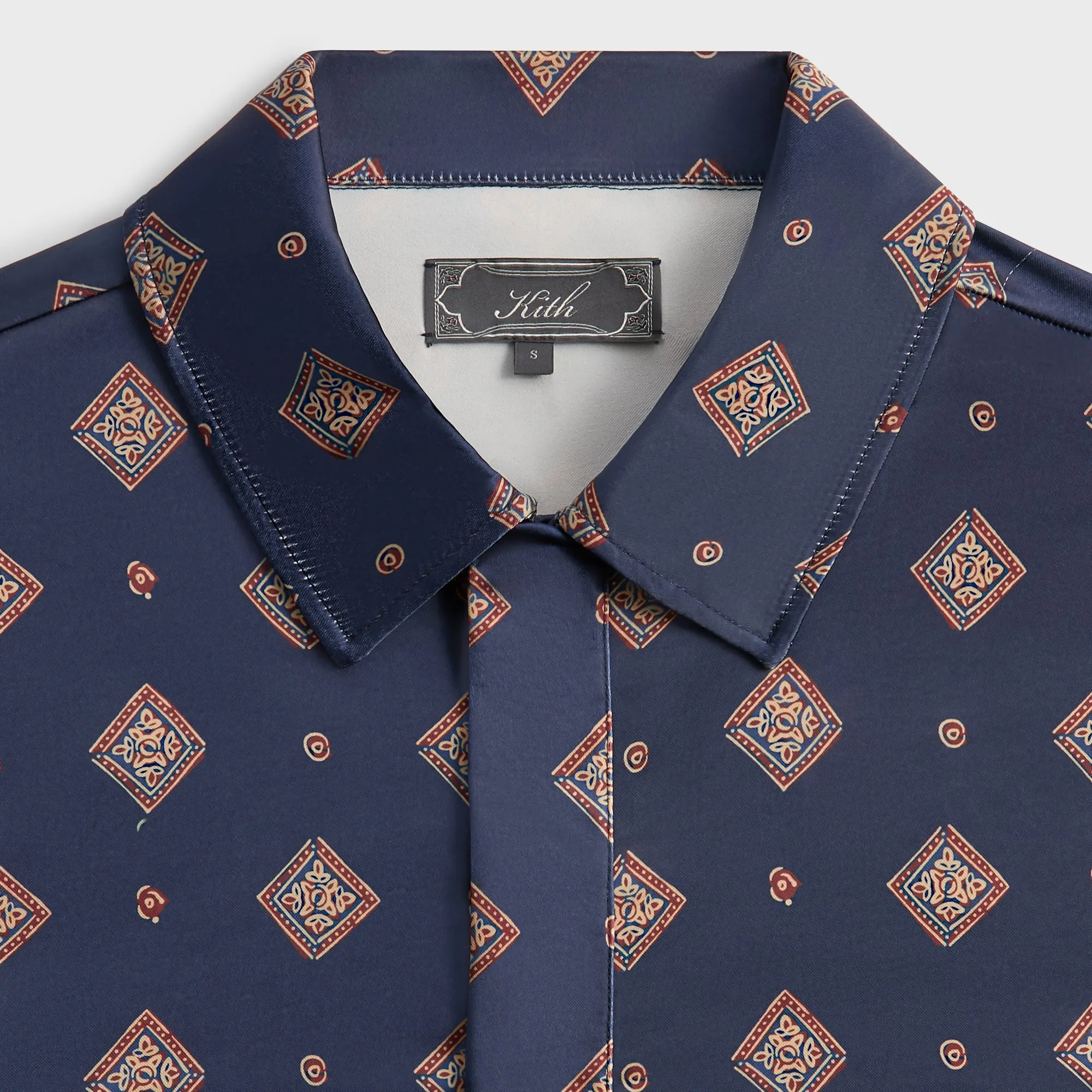 Trendy Pattern Eco-Friendly Choice Kith Paterson Pullover Shirt - Rhone