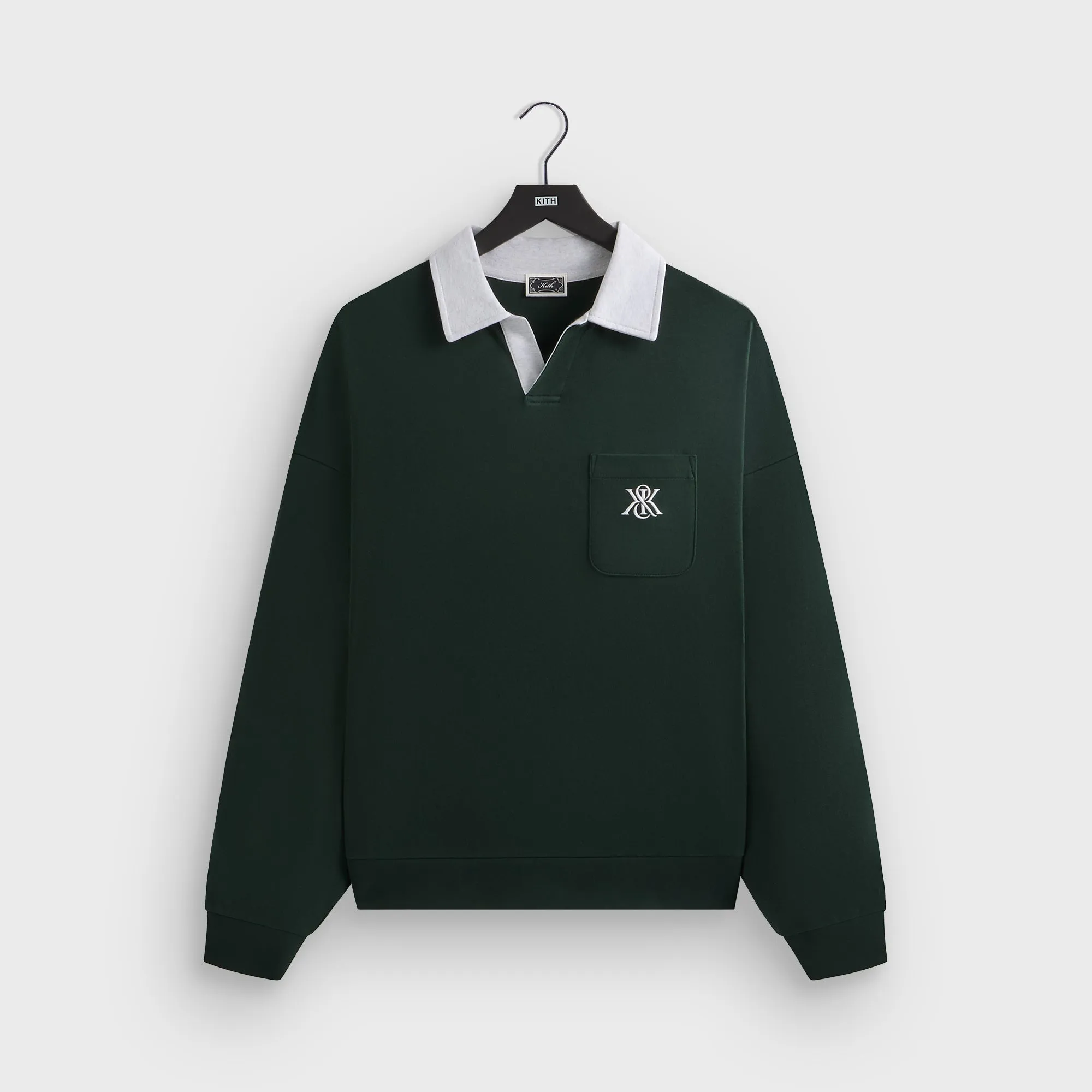 Kith Pegasus Crest Nelson Collared Pullover - Stadium Trendy Casual MoistureWicking Fabric