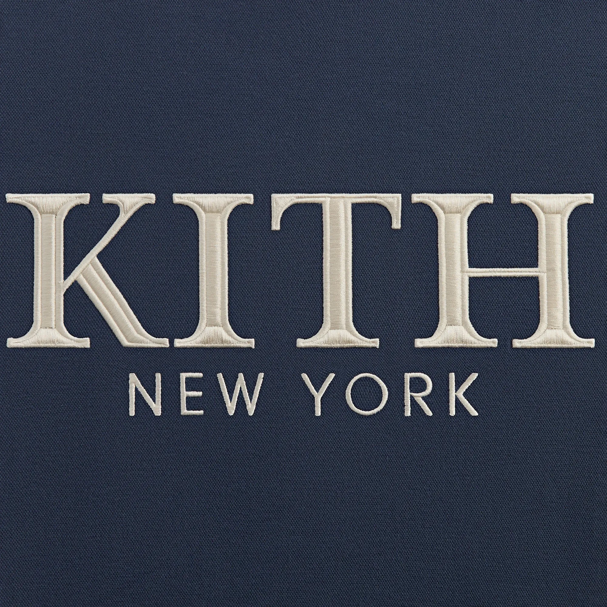 Tapered Armhole Design Collar Stay Slots Kith Pique Long Sleeve Tap Polo - Nocturnal