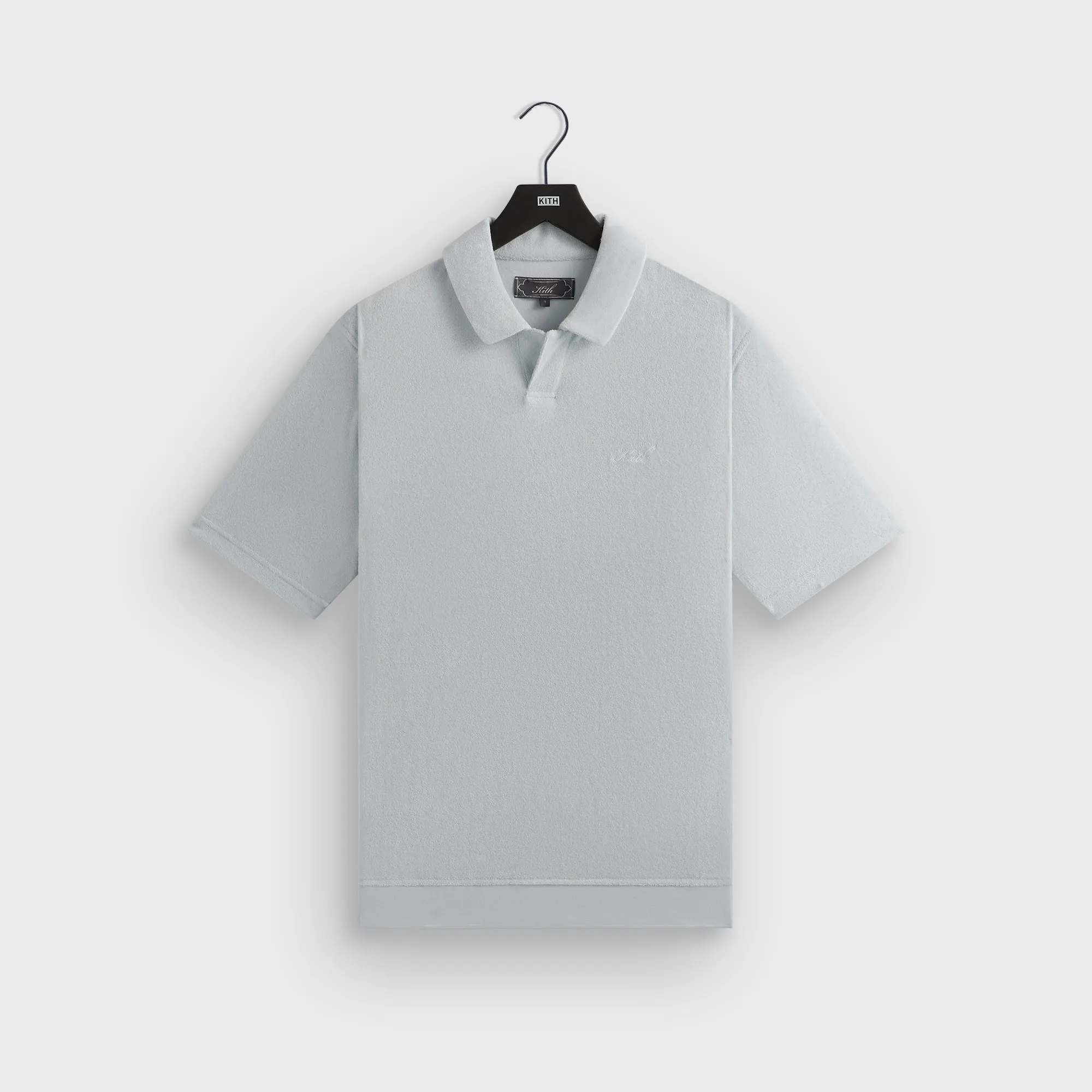 Kith Plush Terry Leo Polo - Light Indigo Party Ready Seamless Shoulder