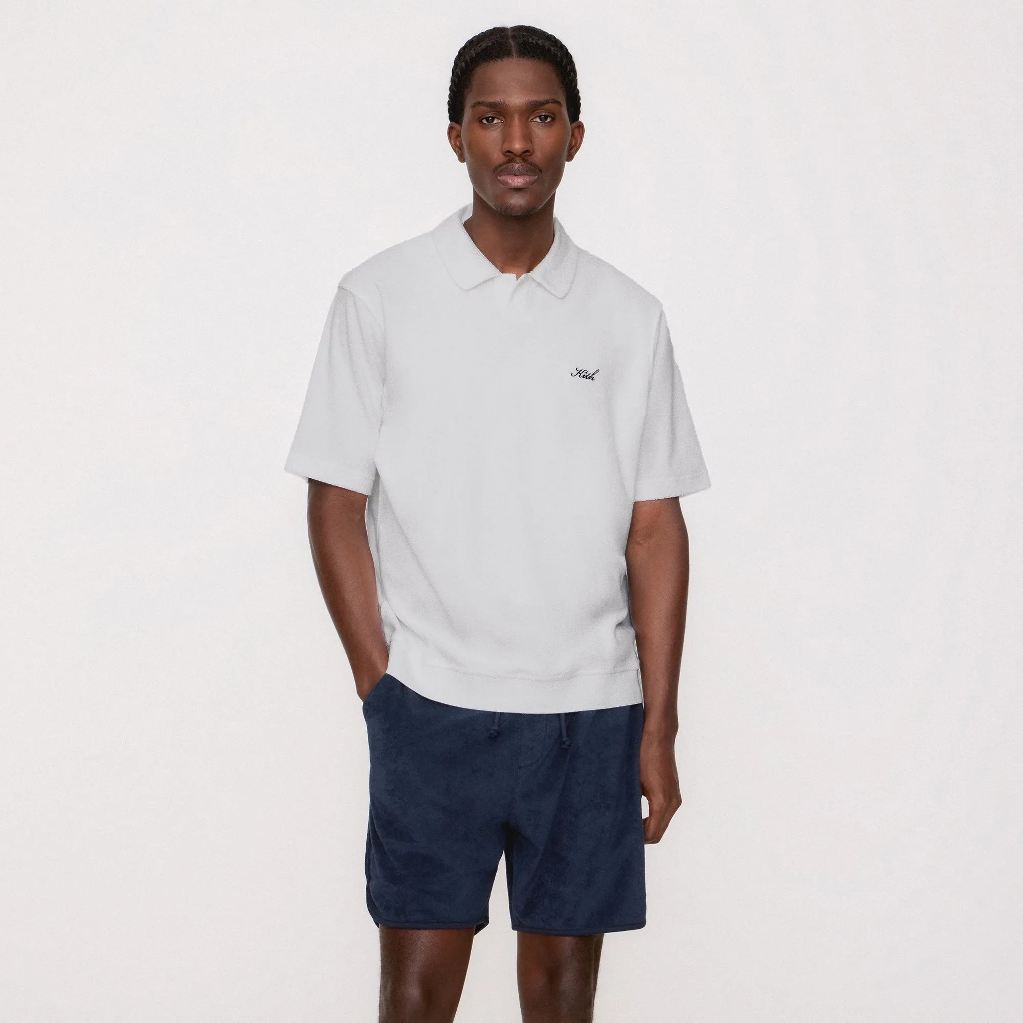 AntiFade Technology EasyCare Textile Kith Plush Terry Leo Polo - White